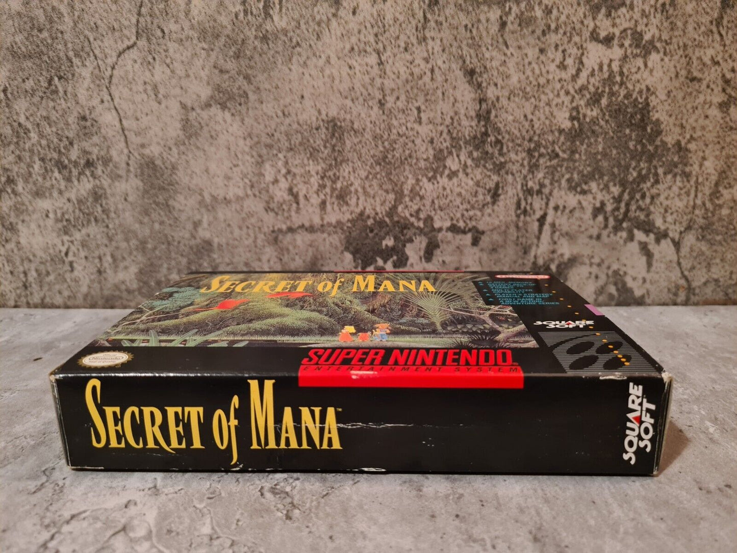 SNES Super Nintendo Secret of Mana mit OVP und Anleitung + Poster NTSC USA - T-Retro-Games