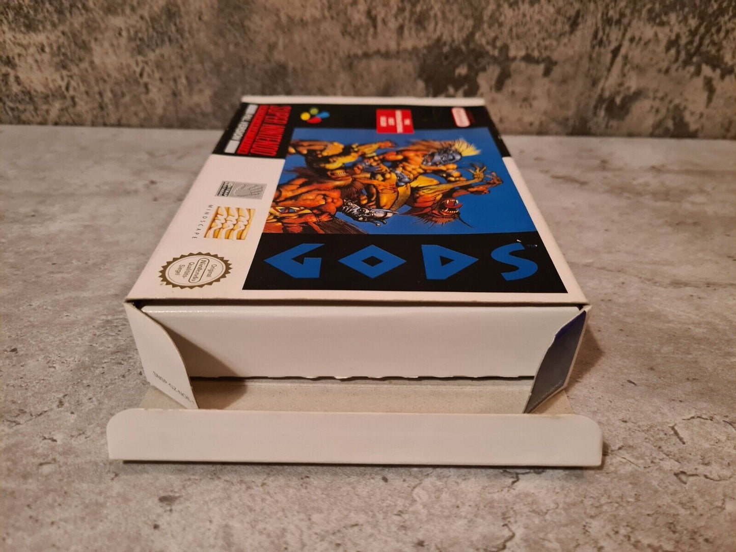 SNES Super Nintendo Gods mit OVP und Anleitung NOE - T-Retro-Games