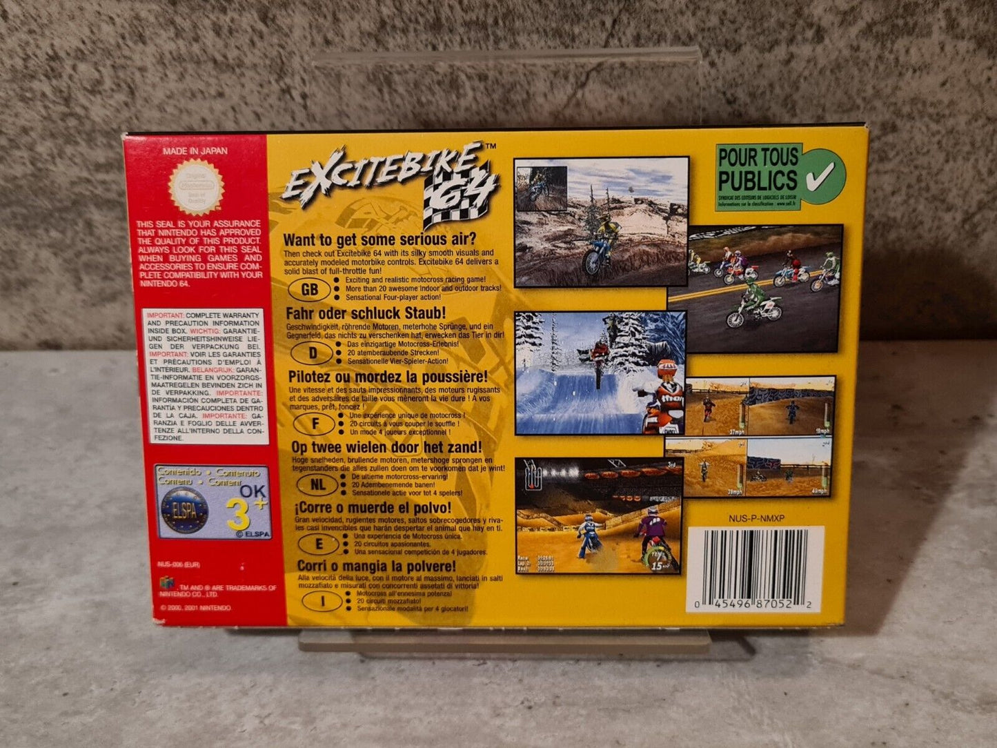 N64 Nintendo 64 Excitebike 64 mit OVP und Anleitung EUR - T-Retro-Games