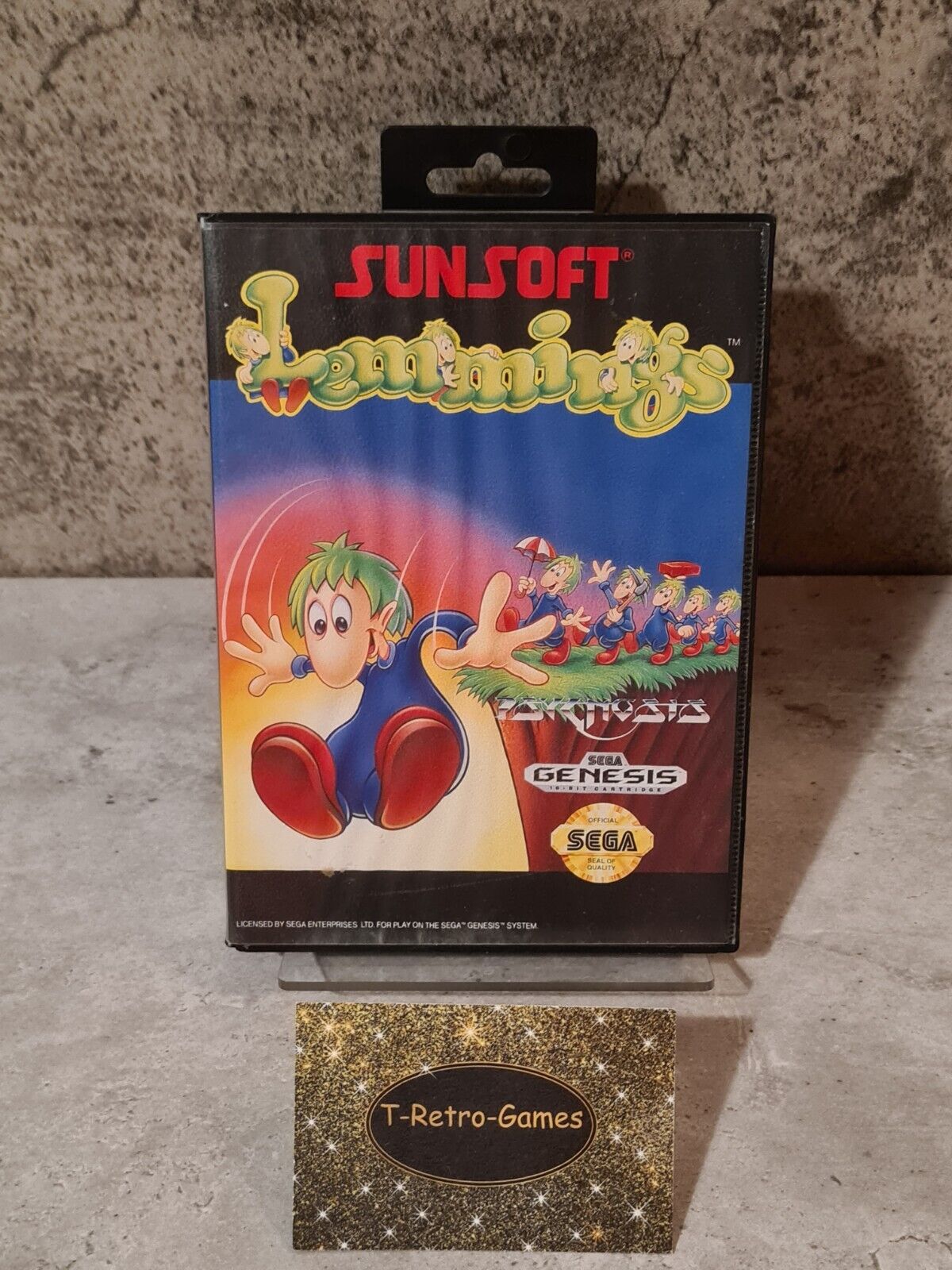 Sega Genesis Lemmings mit OVP und Anleitung USA - T-Retro-Games
