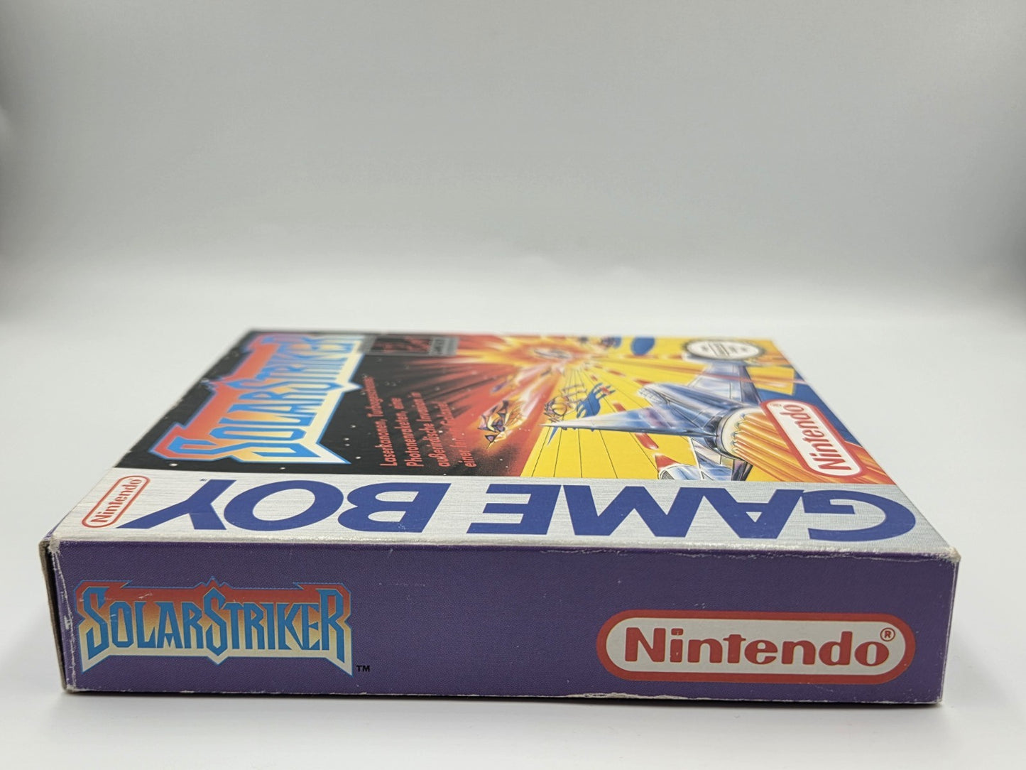 Nintendo Game Boy Classic Spiel SolarStriker mit OVP und Anleitung NOE