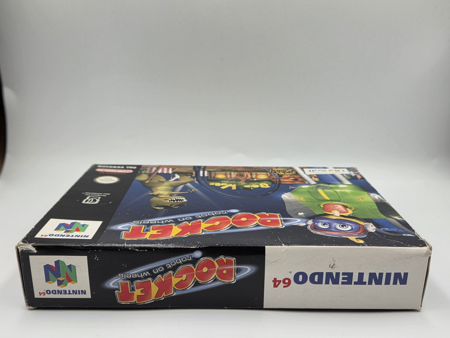N64 Nintendo 64 Rocket Robot On Wheels mit OVP und Anleitung EUR