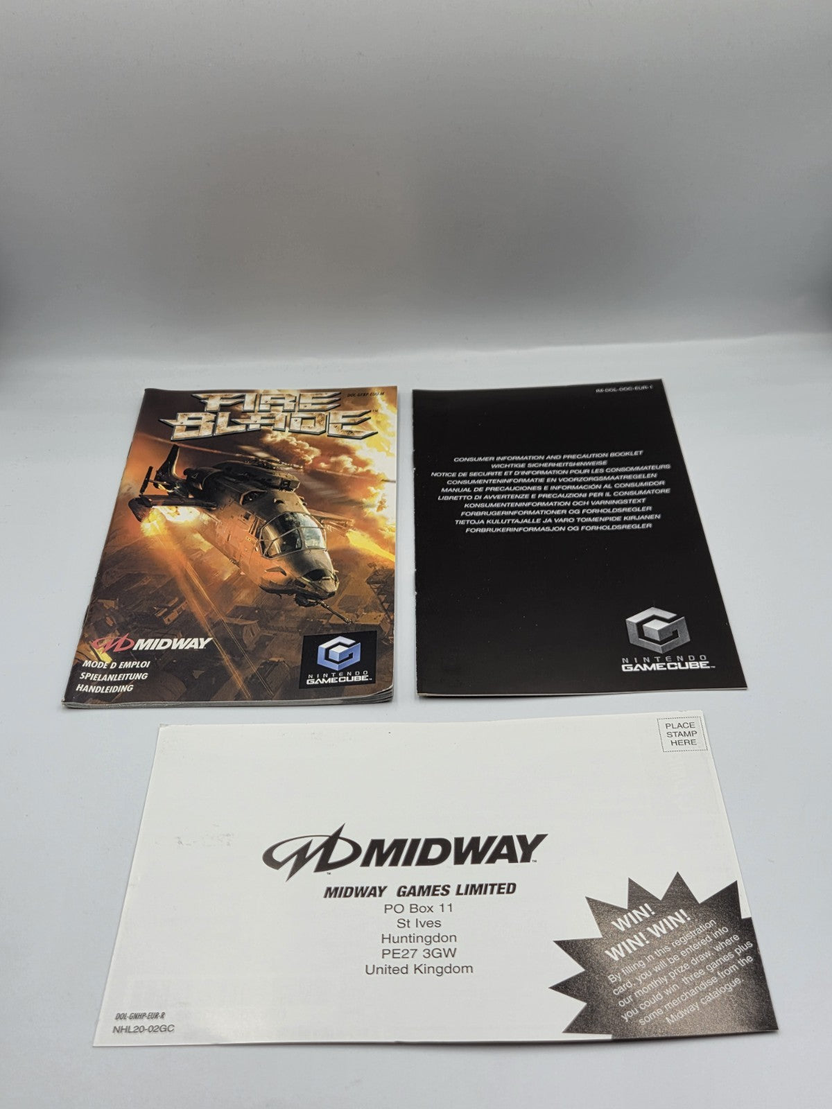 Nintendo GameCube Fire Blade mit OVP und Anleitung EUU
