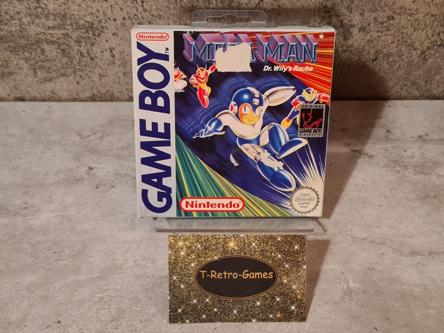 Nintendo Game Boy Mega Man Dr. Wily's Rache mit OVP und Anleitung NOE - T-Retro-Games