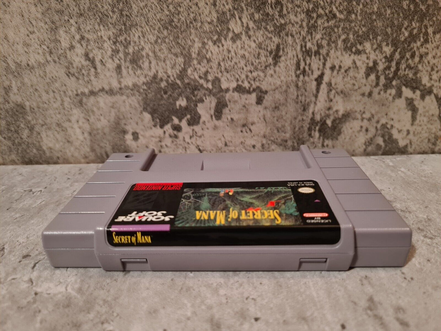 SNES Super Nintendo Secret of Mana mit OVP und Anleitung + Poster NTSC USA - T-Retro-Games
