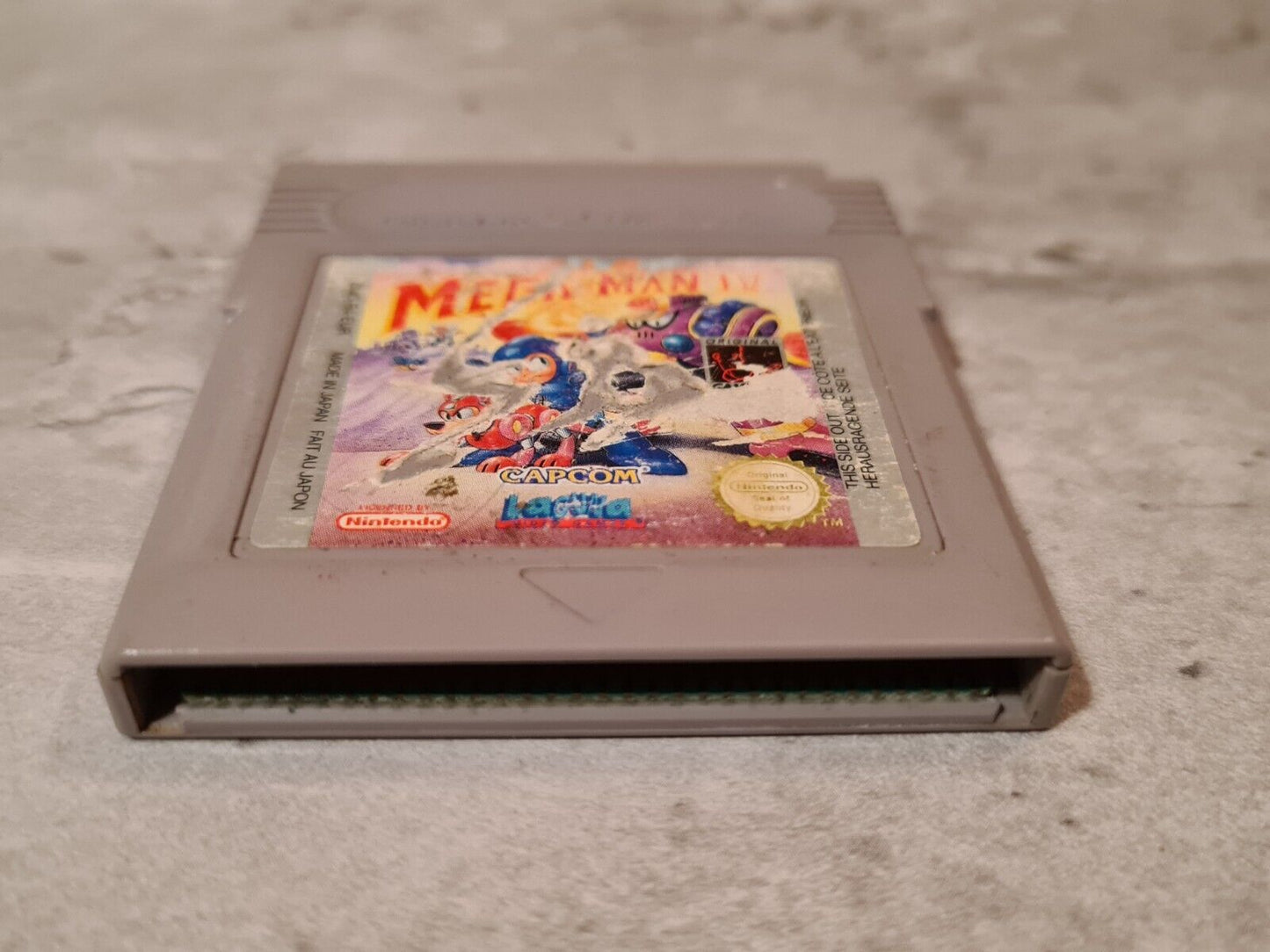 Nintendo Game Boy Classic Spiel Mega Man IV Modul EUR - T-Retro-Games