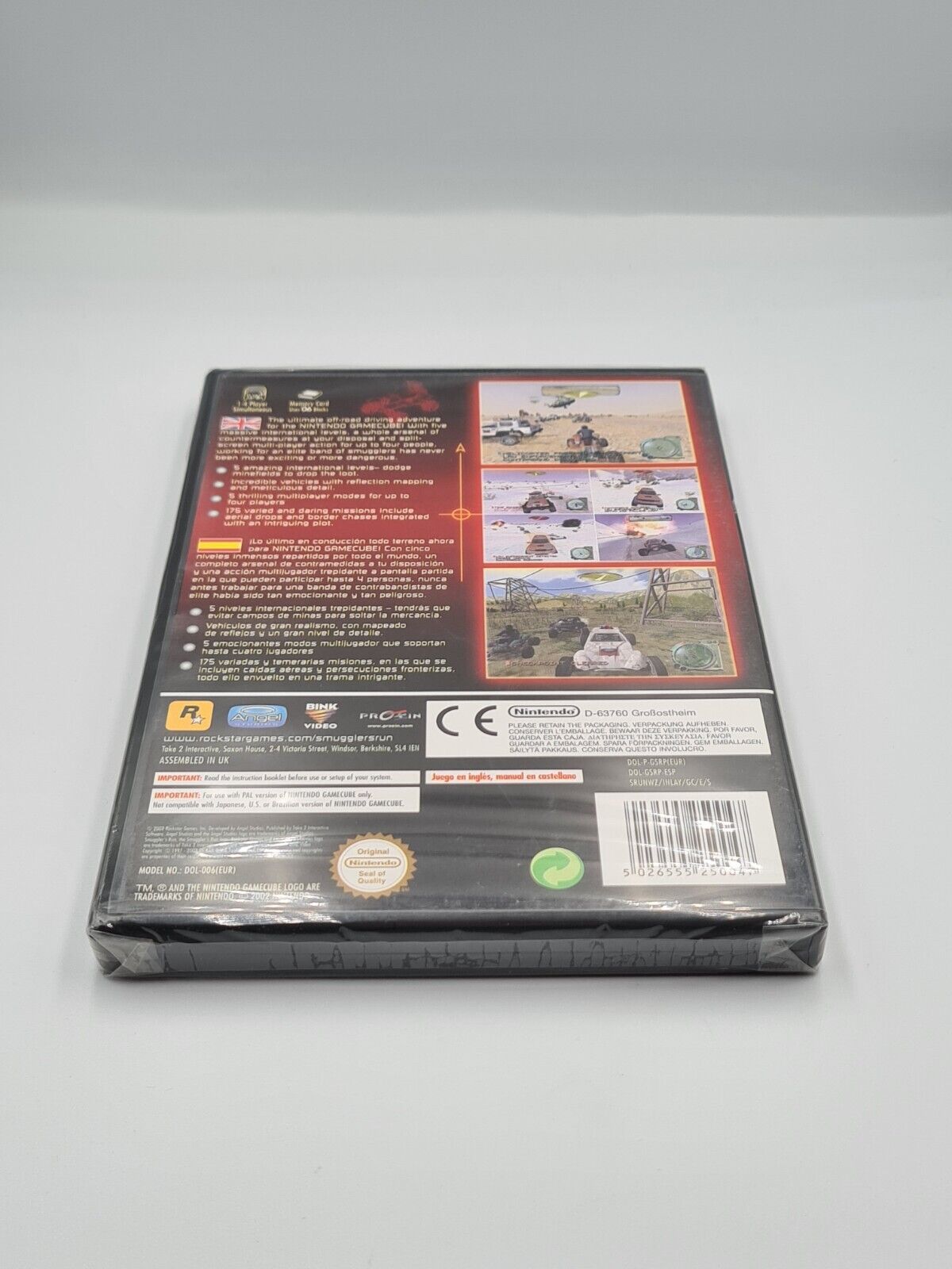 Nintendo GameCube Smuggler's Run Warzones ESP Sealed Neu NEW - T-Retro-Games
