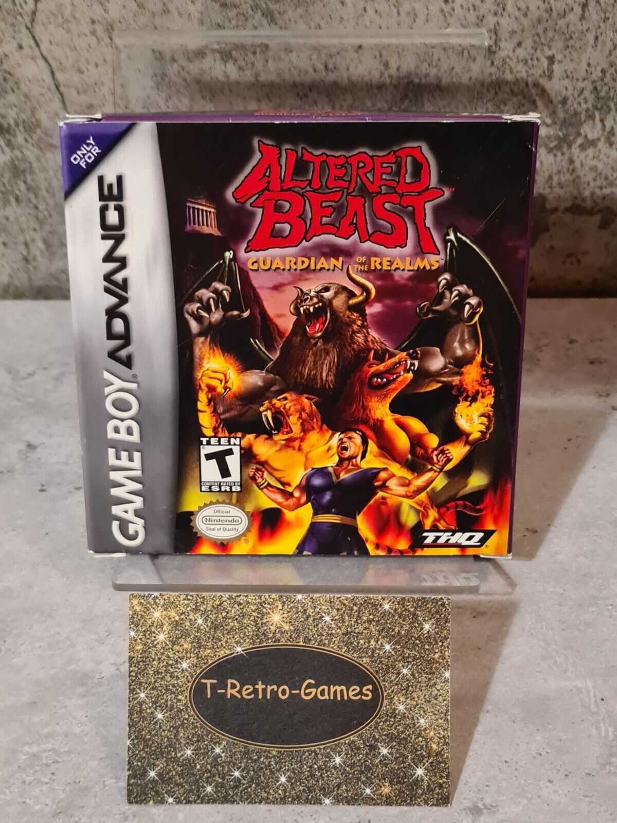 Nintendo Game Boy Advance Altered Beast mit OVP und Anleitung + Poster USA - T-Retro-Games