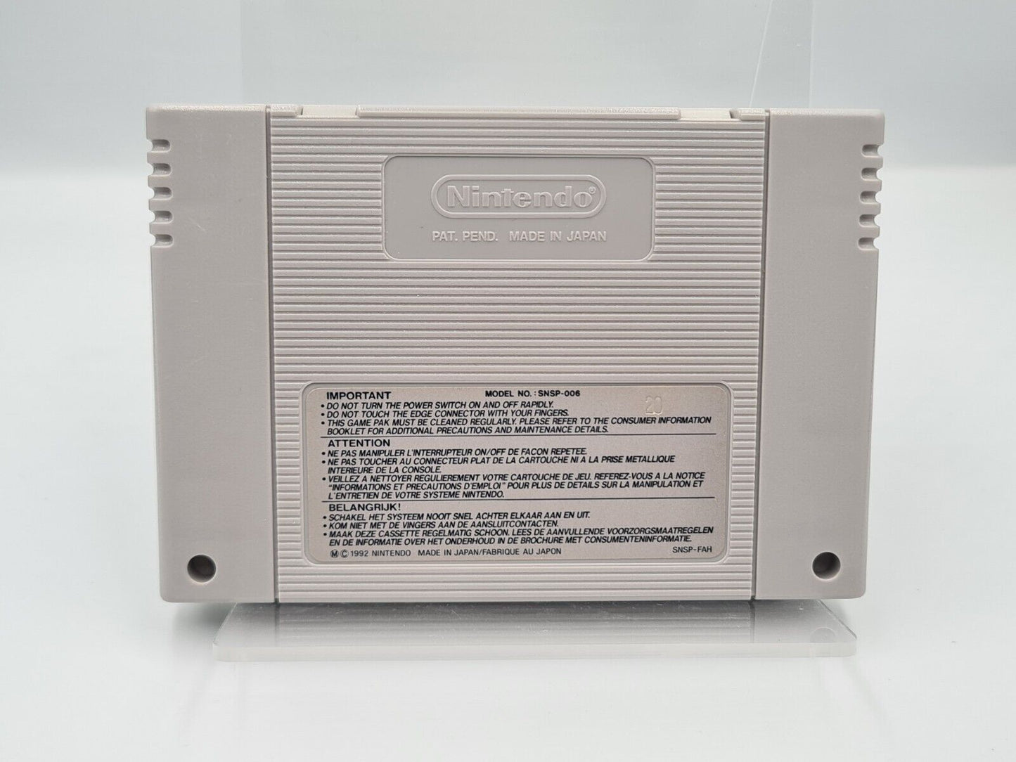 SNES Super Nintendo Soccer Shootout Modul FAH - T-Retro-Games