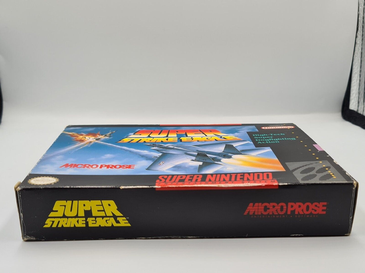 SNES Super Nintendo Super Strike Eagle mit OVP und Anleitung NTSC USA - T-Retro-Games