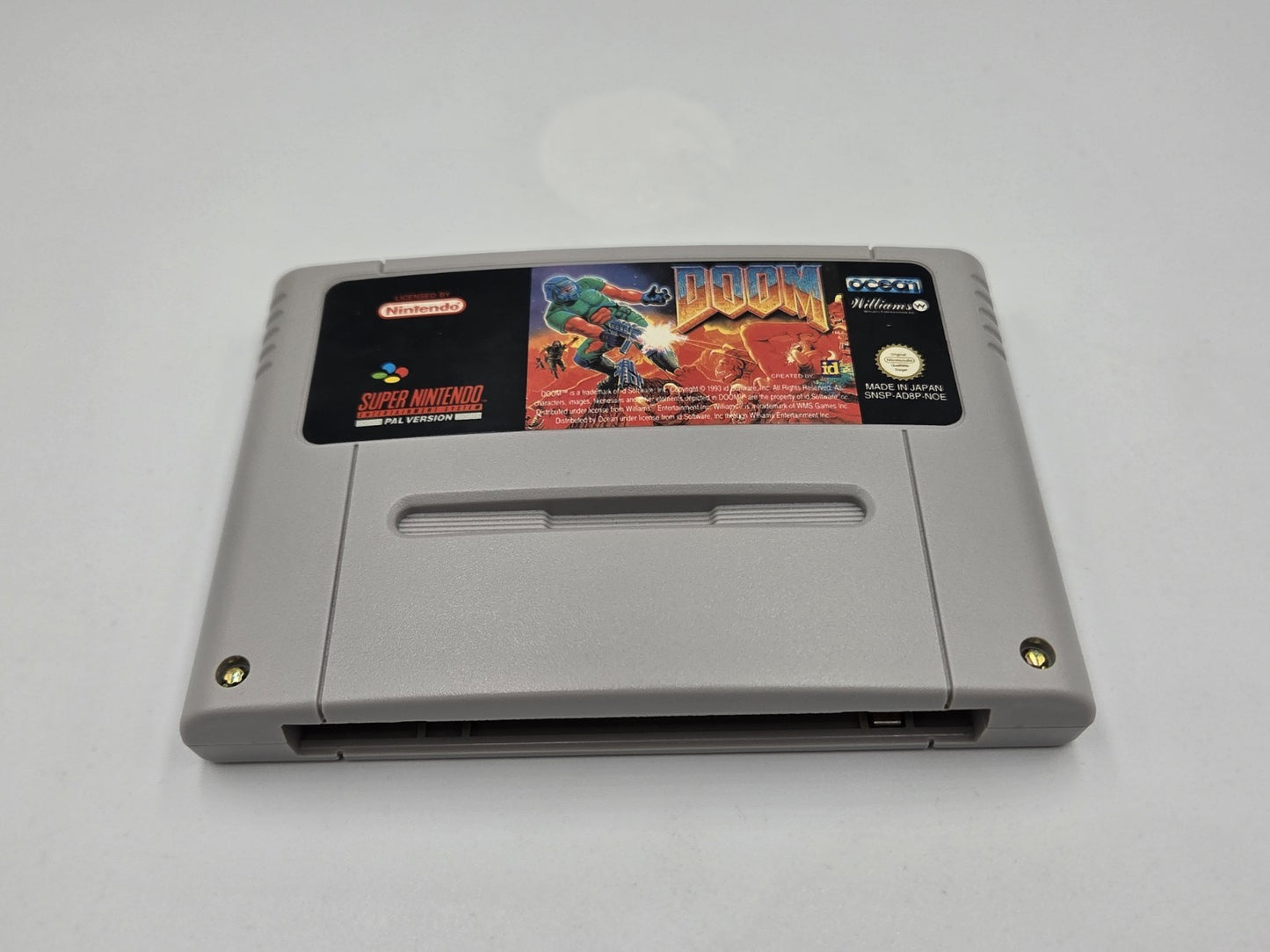 SNES Super Nintendo Doom mit OVP und Anleitung NOE - T-Retro-Games