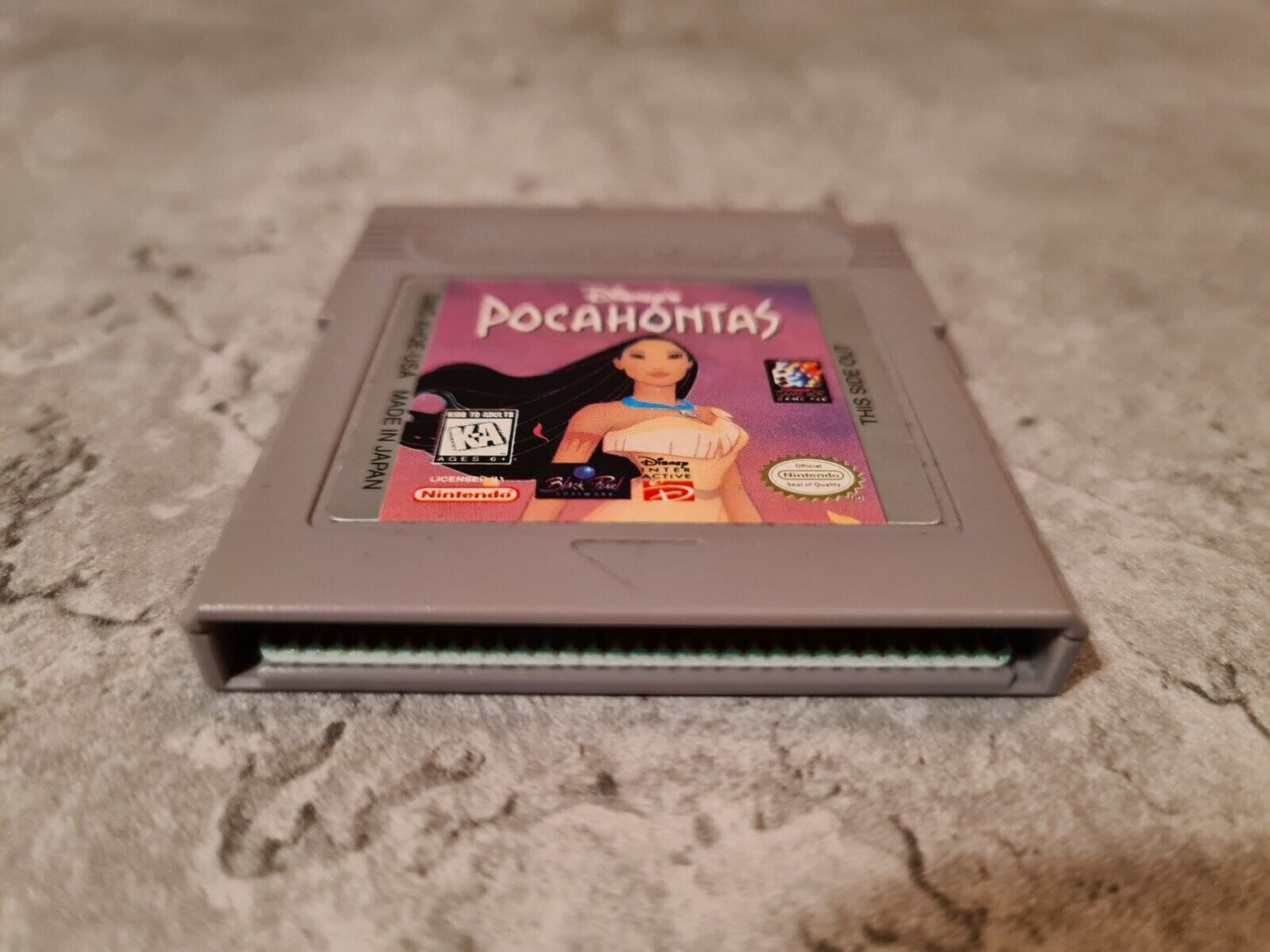 Nintendo Gameboy Classic Spiel Disney's Pocahontas Modul USA - T-Retro-Games