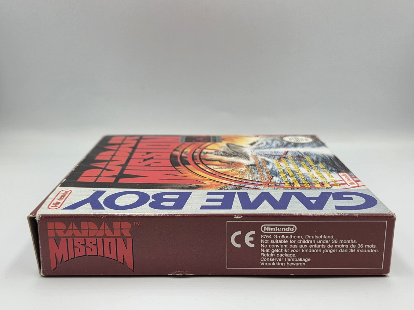 Nintendo Game Boy Classic Spiel Radar Mission mit OVP und Anleitung FAH