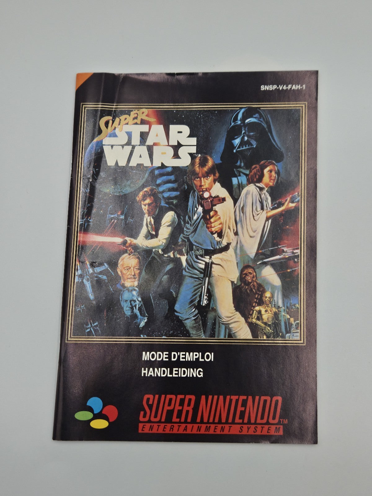 SNES Super Nintendo Super Star Wars mit OVP und Anleitung FAH