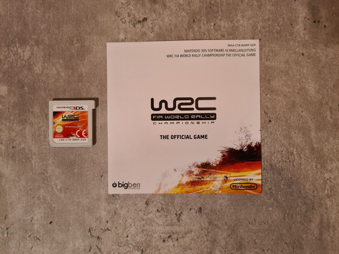 Nintendo 3DS WRC Fia World Rally Championship mit OVP und Anleitung Deutsch - T-Retro-Games