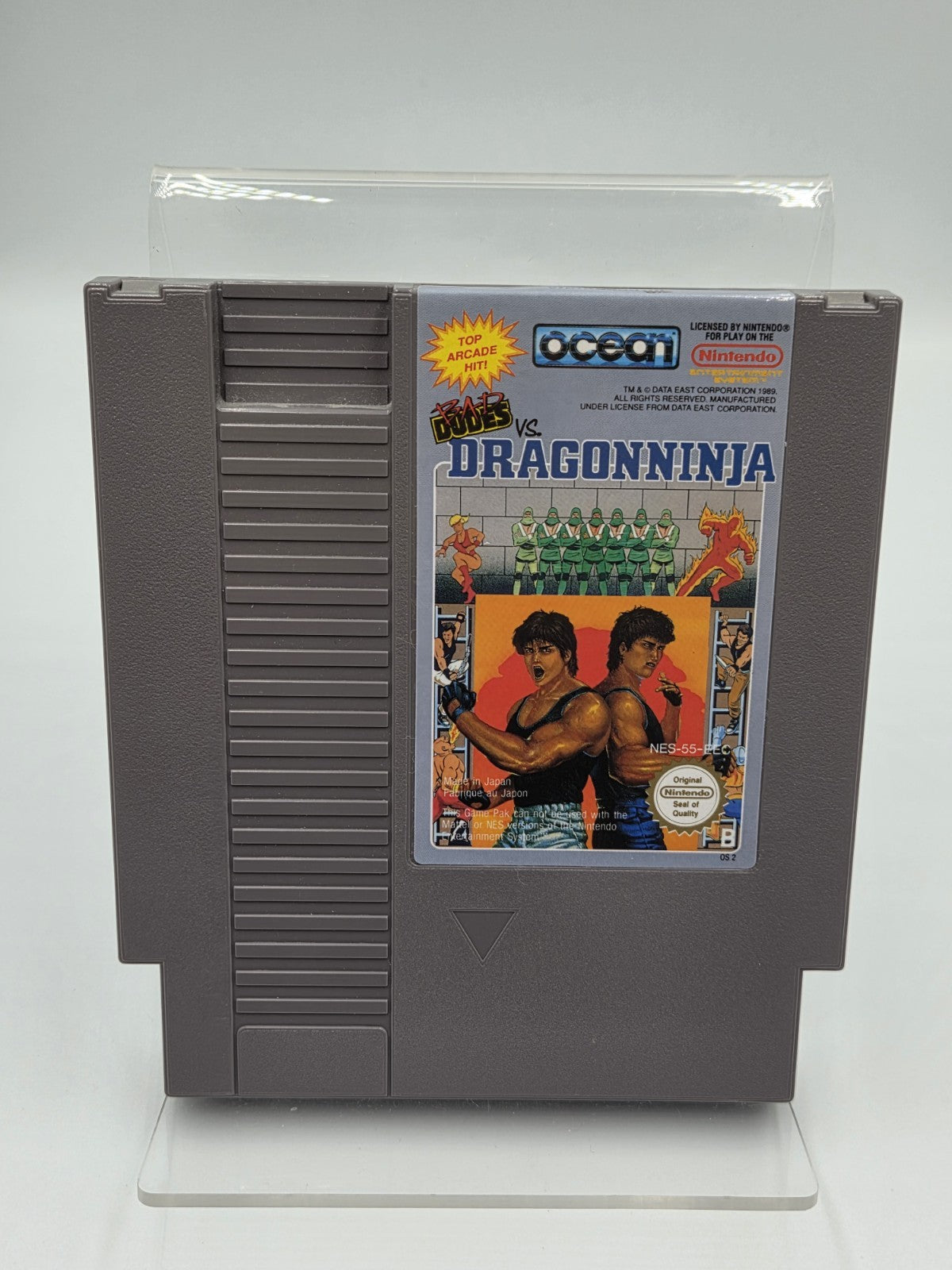 NES Bad Dudes VS. Dragonninja mit OVP und Anleitung FRA