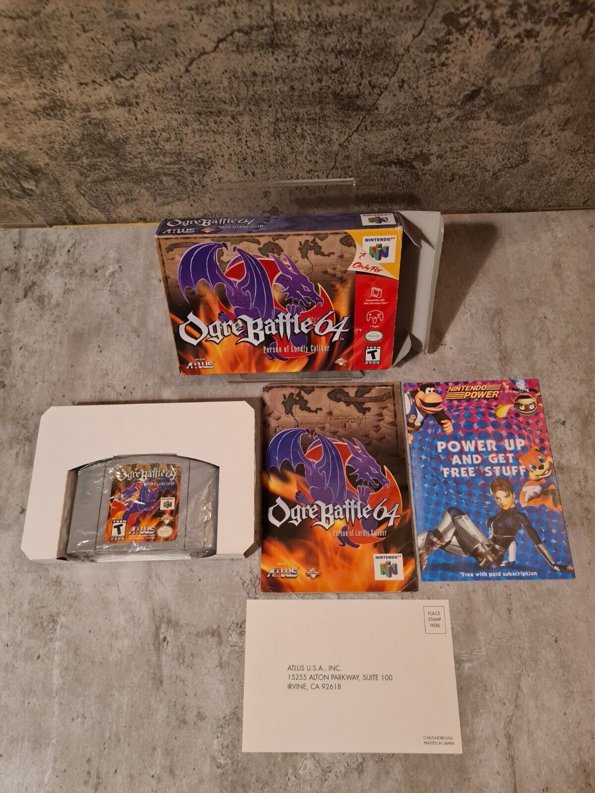 N64 Nintendo 64 Ogre Battle 64 mit OVP und Anleitung USA NTSC - T-Retro-Games