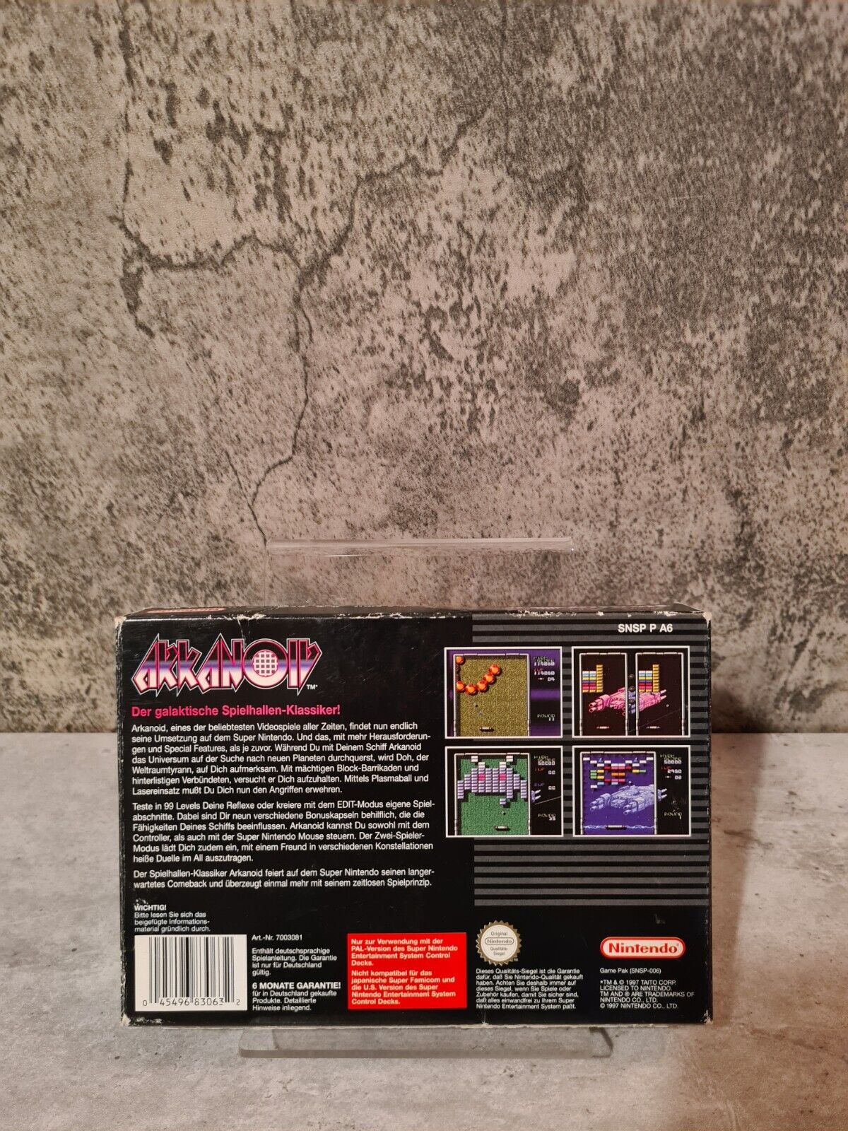 SNES Super Nintendo Akkanoiv mit OVP und Anleitung NOE - T-Retro-Games