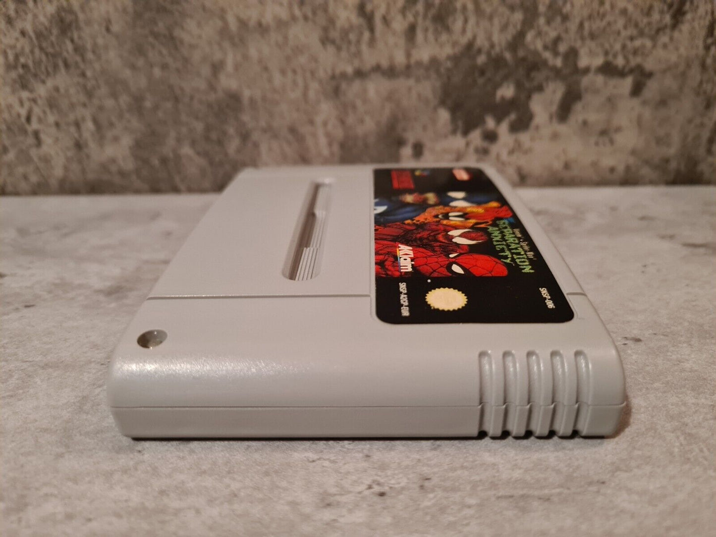 SNES Super Nintendo Venom Spider-Man Separation Anxiety Modul EUR - T-Retro-Games