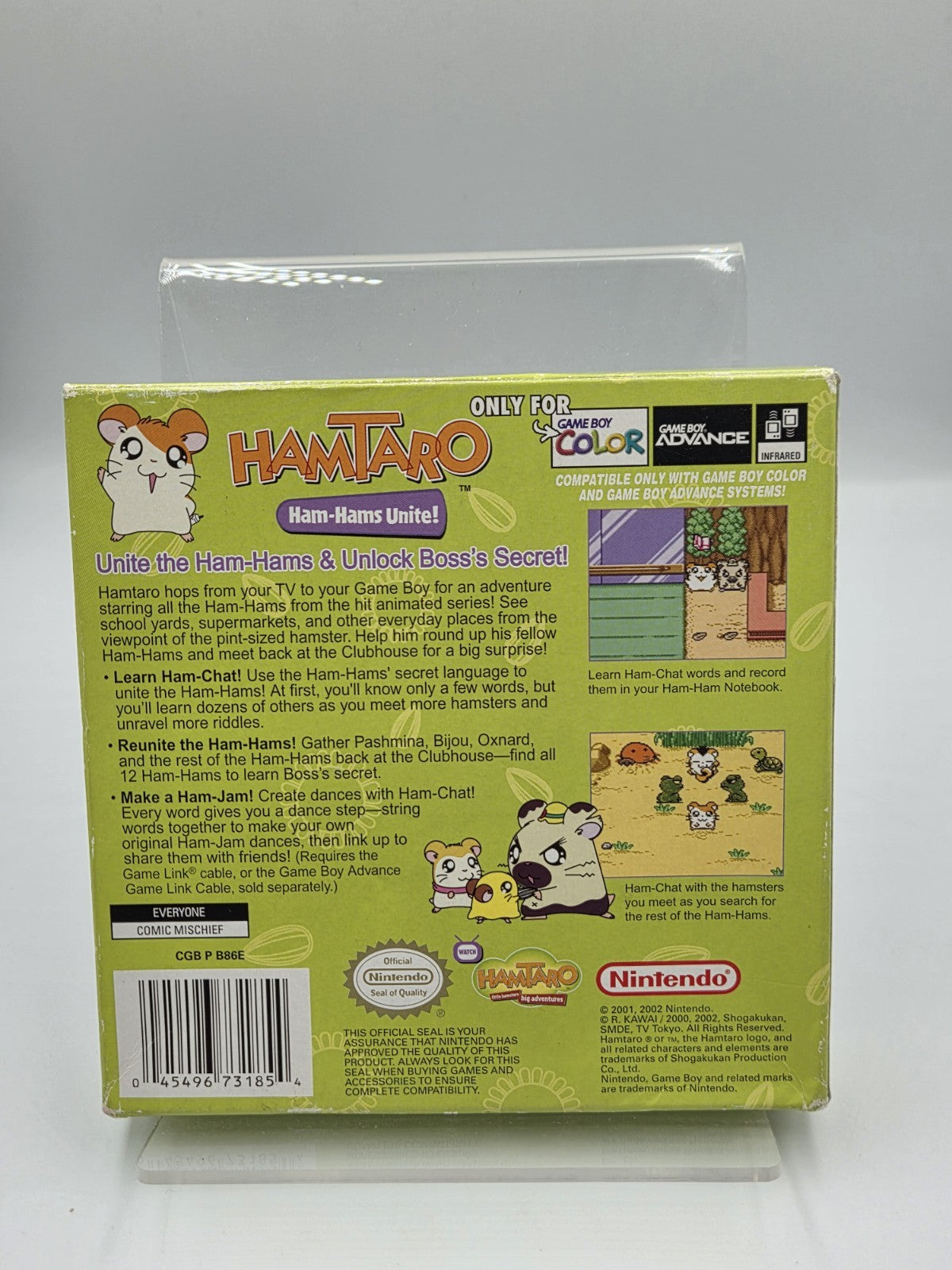 Nintendo Game Boy Color Hamtaro Ham-Hams Unite! mit OVP und Anleitung USA