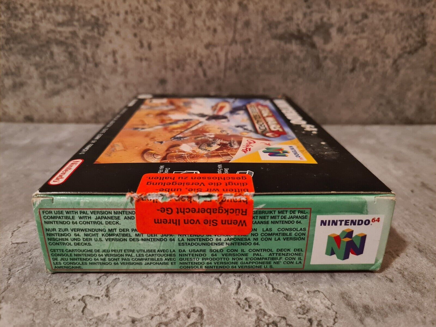 N64 Nintendo 64 Star Wars Rogue Squadron mit OVP und Anleitung EUR - T-Retro-Games
