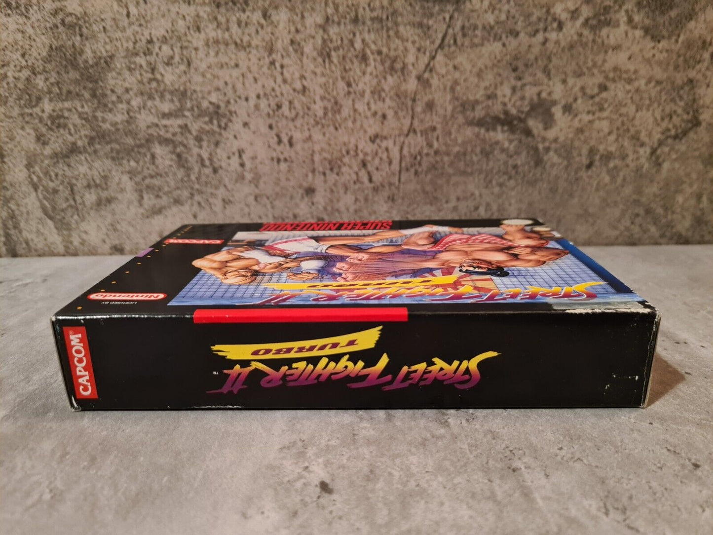 SNES Super Nintendo Street Fighter II Turbo mit OVP und Anleitung NTSC USA - T-Retro-Games