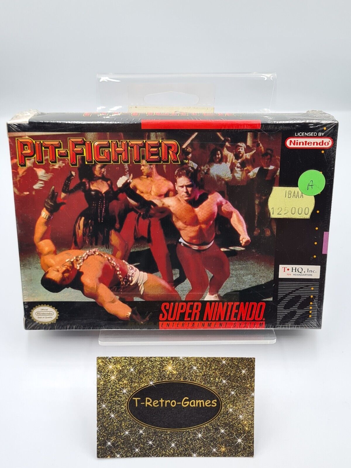 SNES Super Nintendo Pit-Fighter Neu NEW Sealed NTSC USA - T-Retro-Games