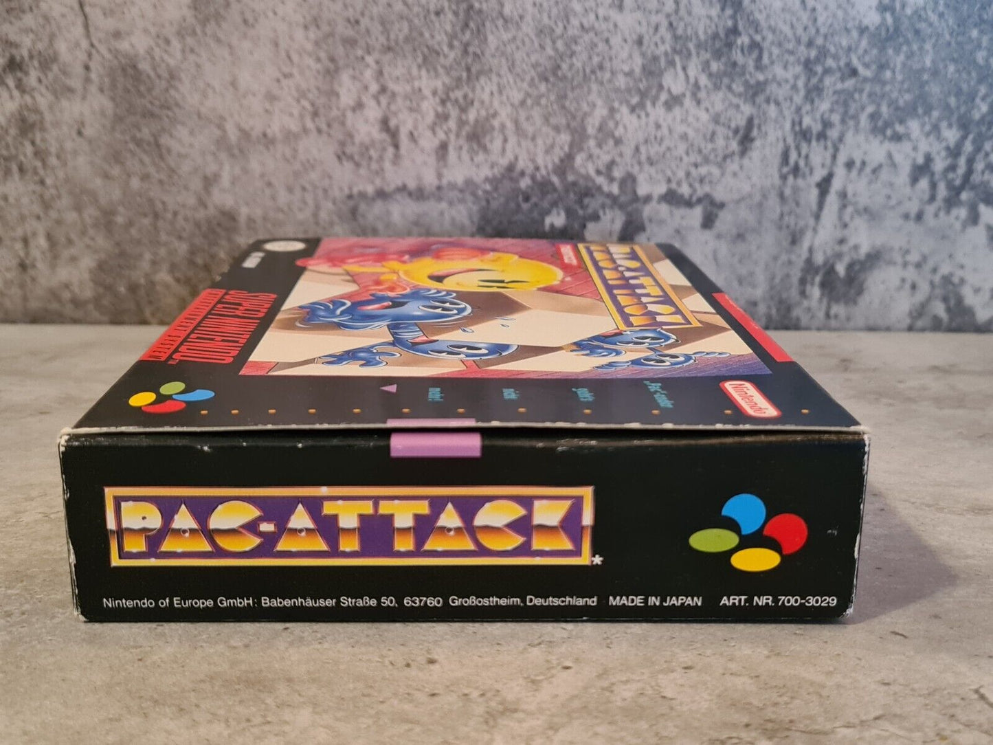 SNES Super Nintendo Pac-Attack mit OVP und Anleitung NOE - T-Retro-Games
