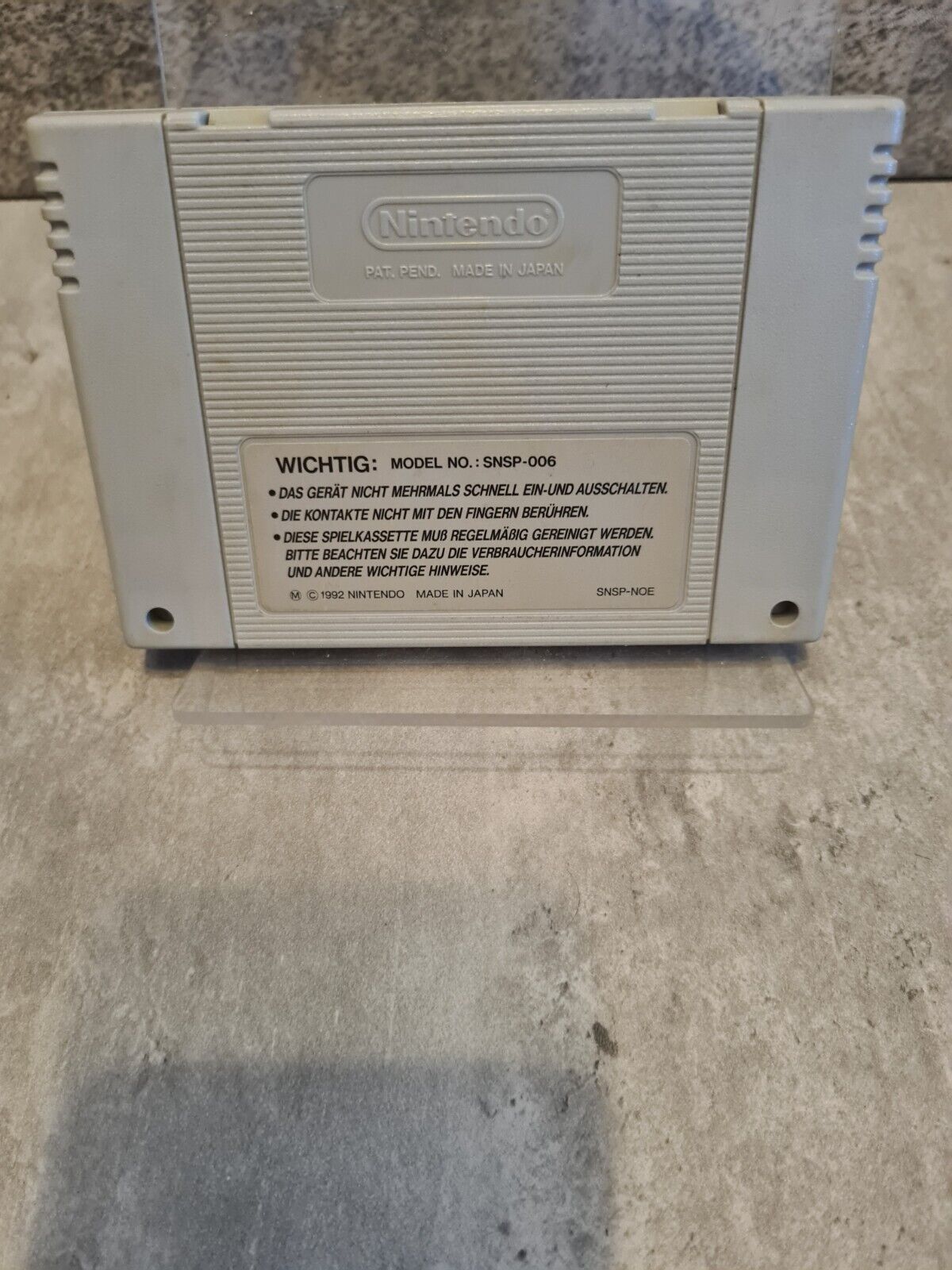 SNES Super Nintendo Brawl Brothers Rival Turf Modul NOE - T-Retro-Games