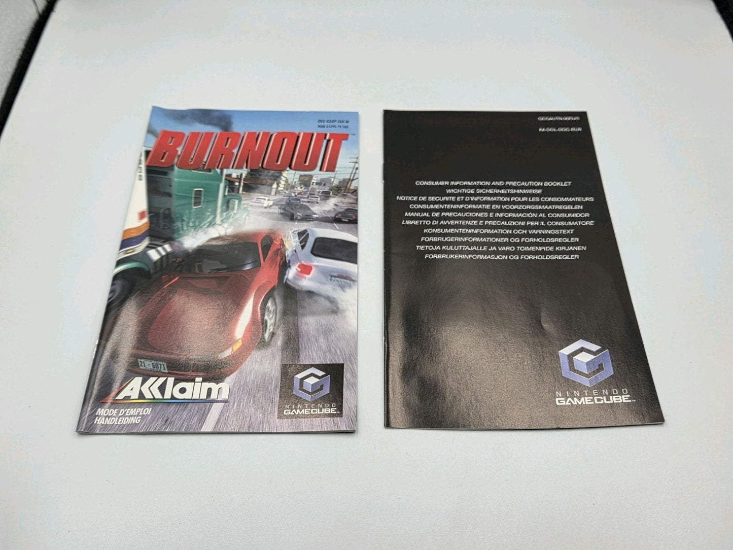 Nintendo GameCube Burnout mit OVP und Anleitung FAH