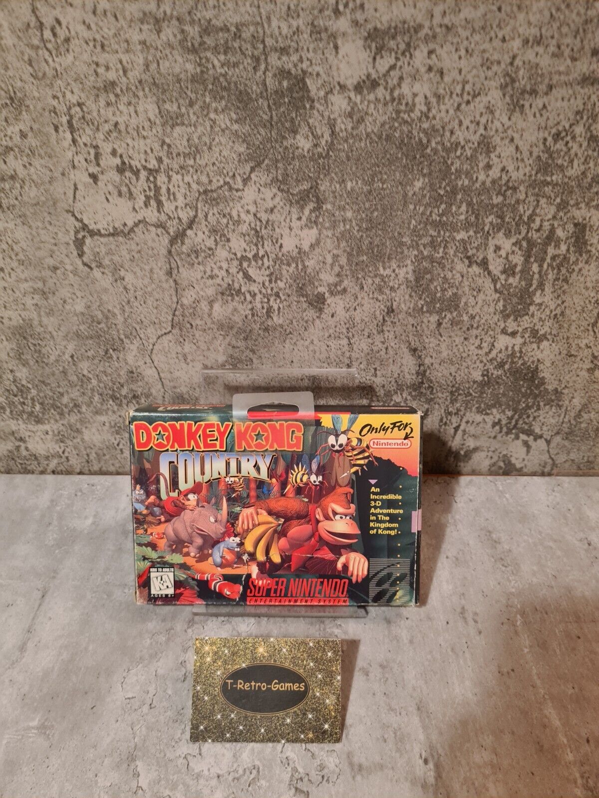 SNES Super Nintendo Donkey Kong Country mit OVP und Anleitung NTSC USA - T-Retro-Games