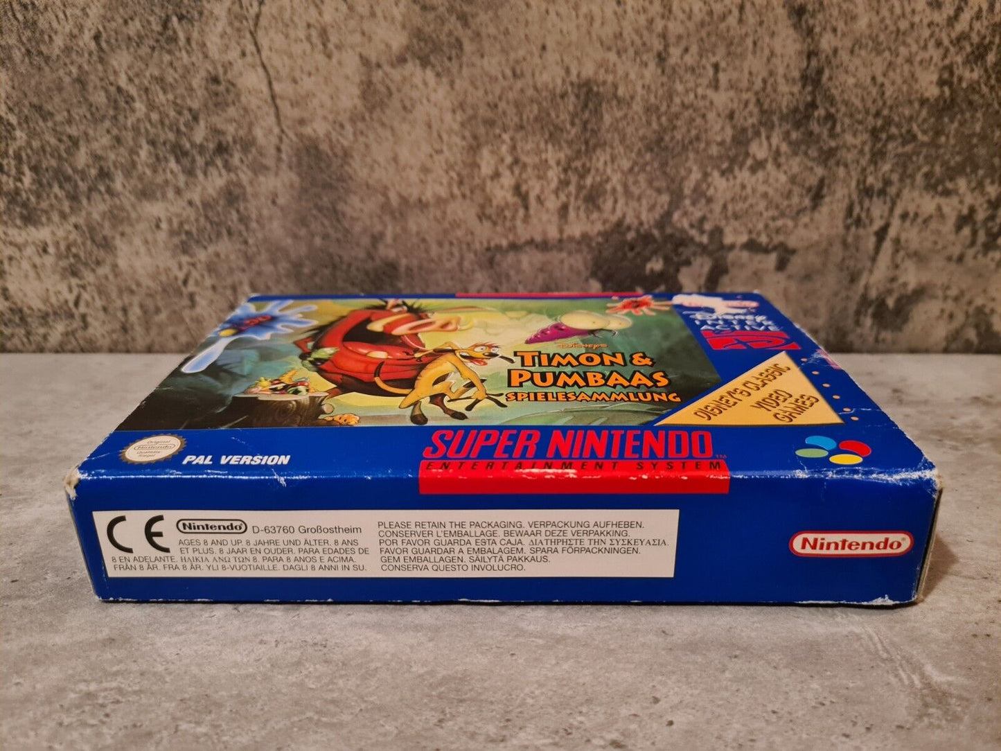 Super Nintendo Disney's Timon & Pumbaas Spielesammlung mit OVP und Anleitung NOE - T-Retro-Games