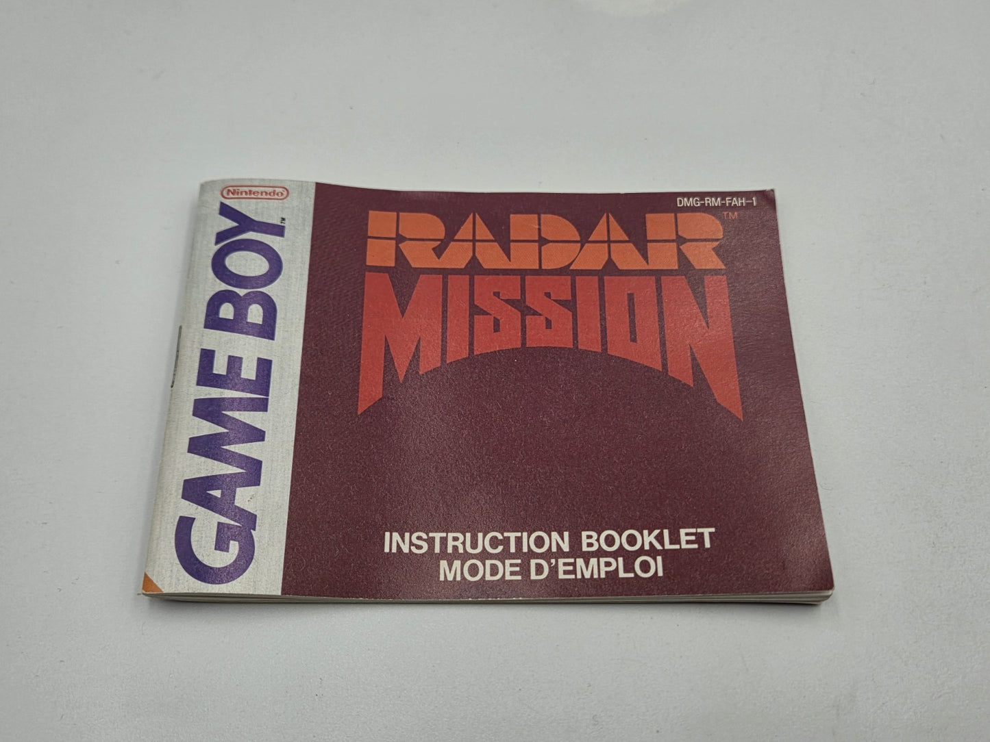 Nintendo Game Boy Classic Spiel Radar Mission mit OVP und Anleitung FAH
