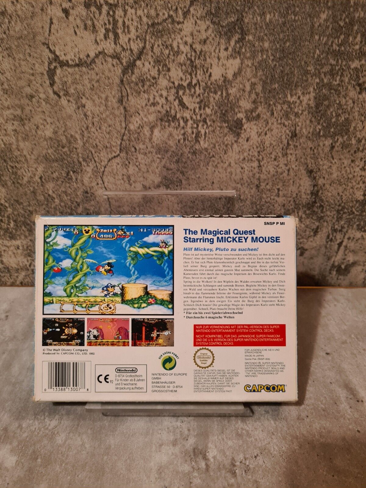Super Nintendo The Magical Quest Starring Mickey Mouse mit OVP + Anleitung NOE