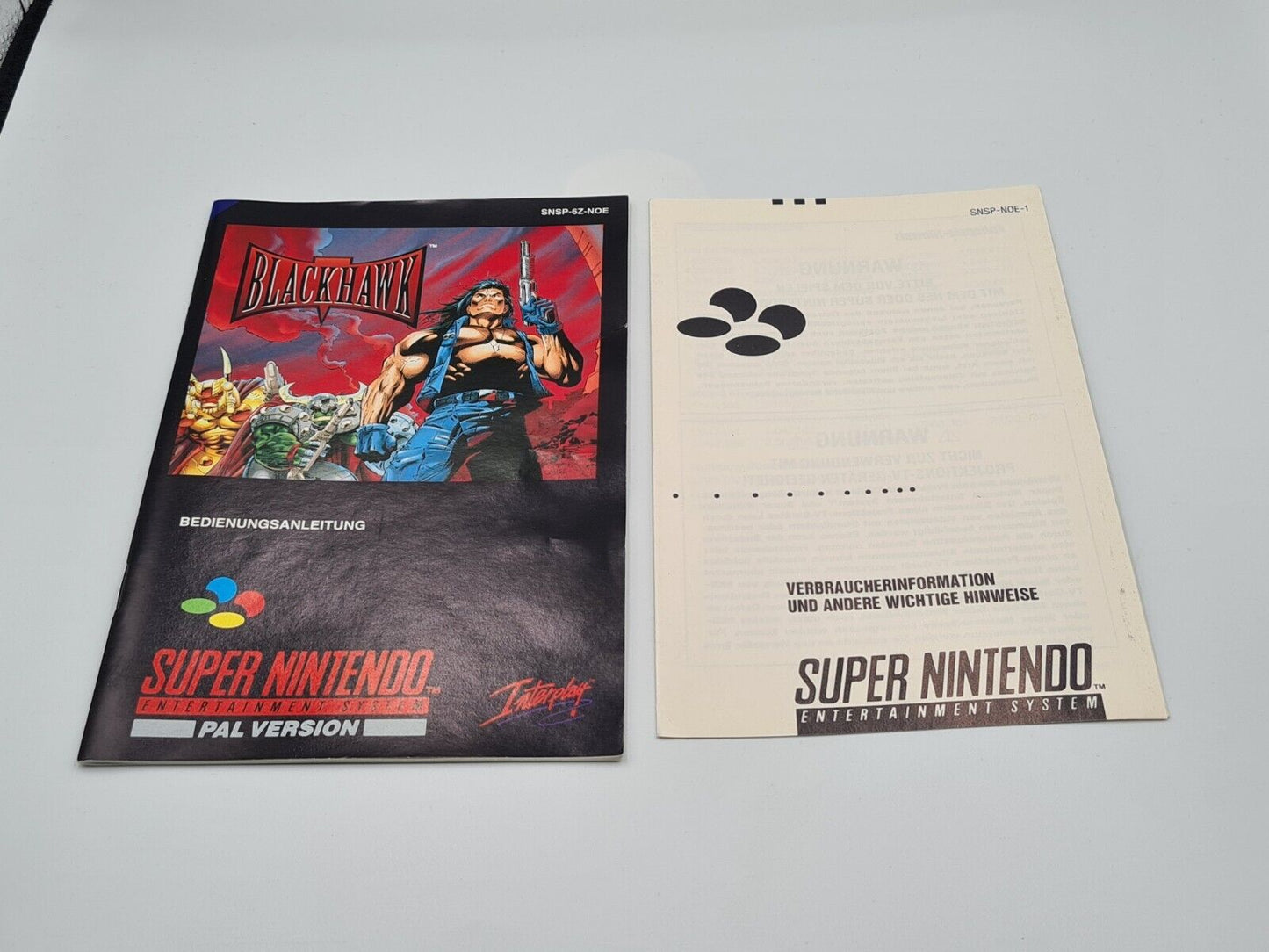 SNES Super Nintendo BlackHawk mit OVP und Anleitung NOE - T-Retro-Games