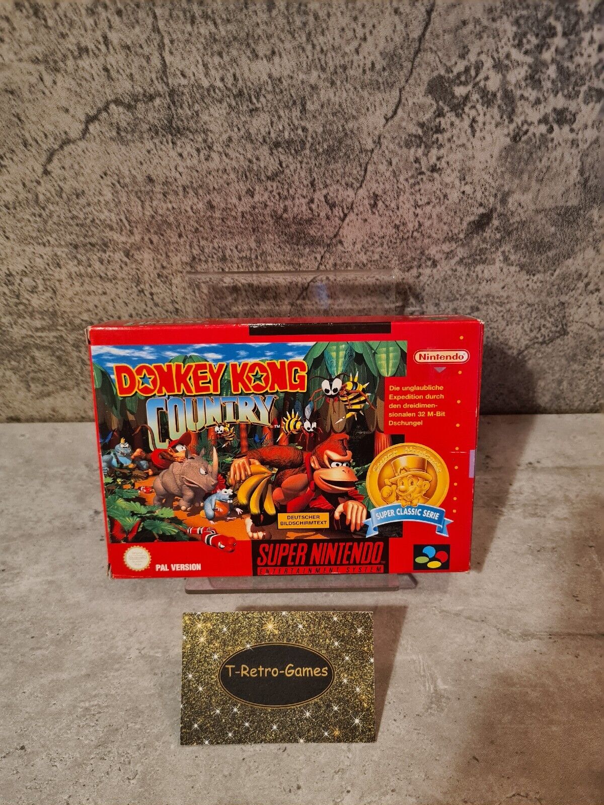 SNES Super Nintendo Donkey Kong Country mit OVP und Anleitung NOE - T-Retro-Games