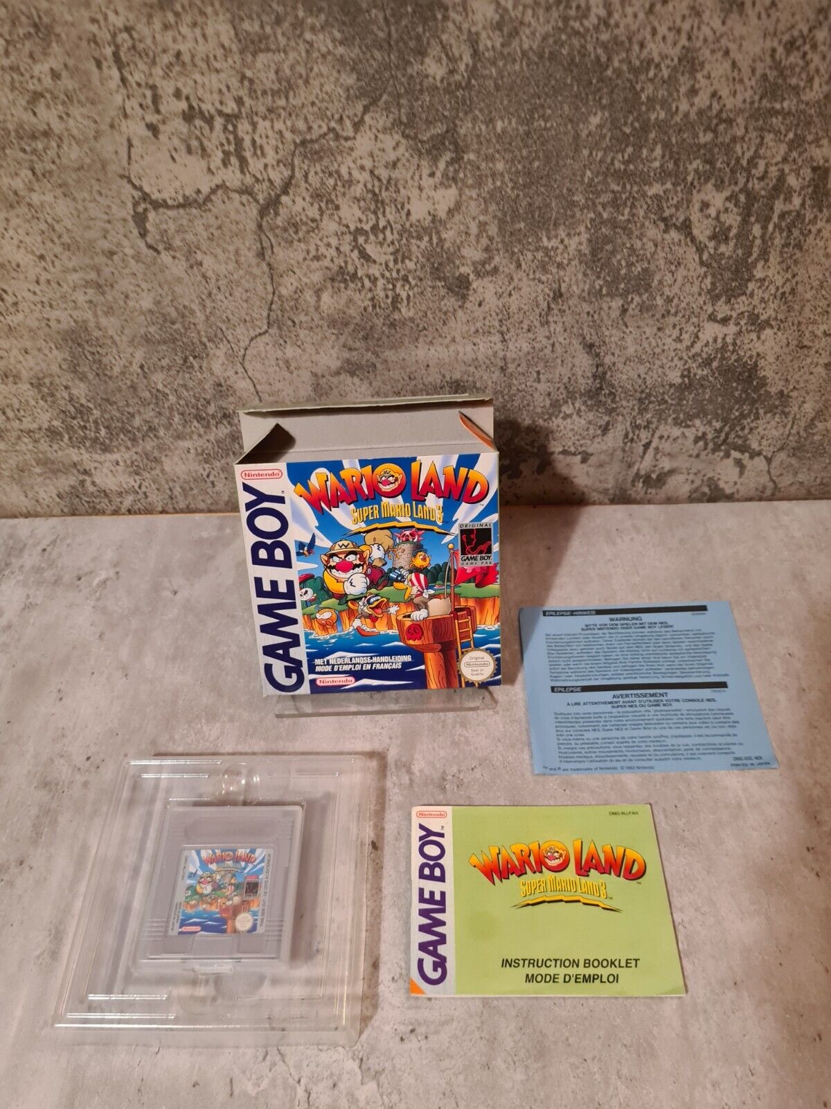 Nintendo Game Boy Wario Land Super Mario Land 3 mit OVP und Anleitung FAH - T-Retro-Games