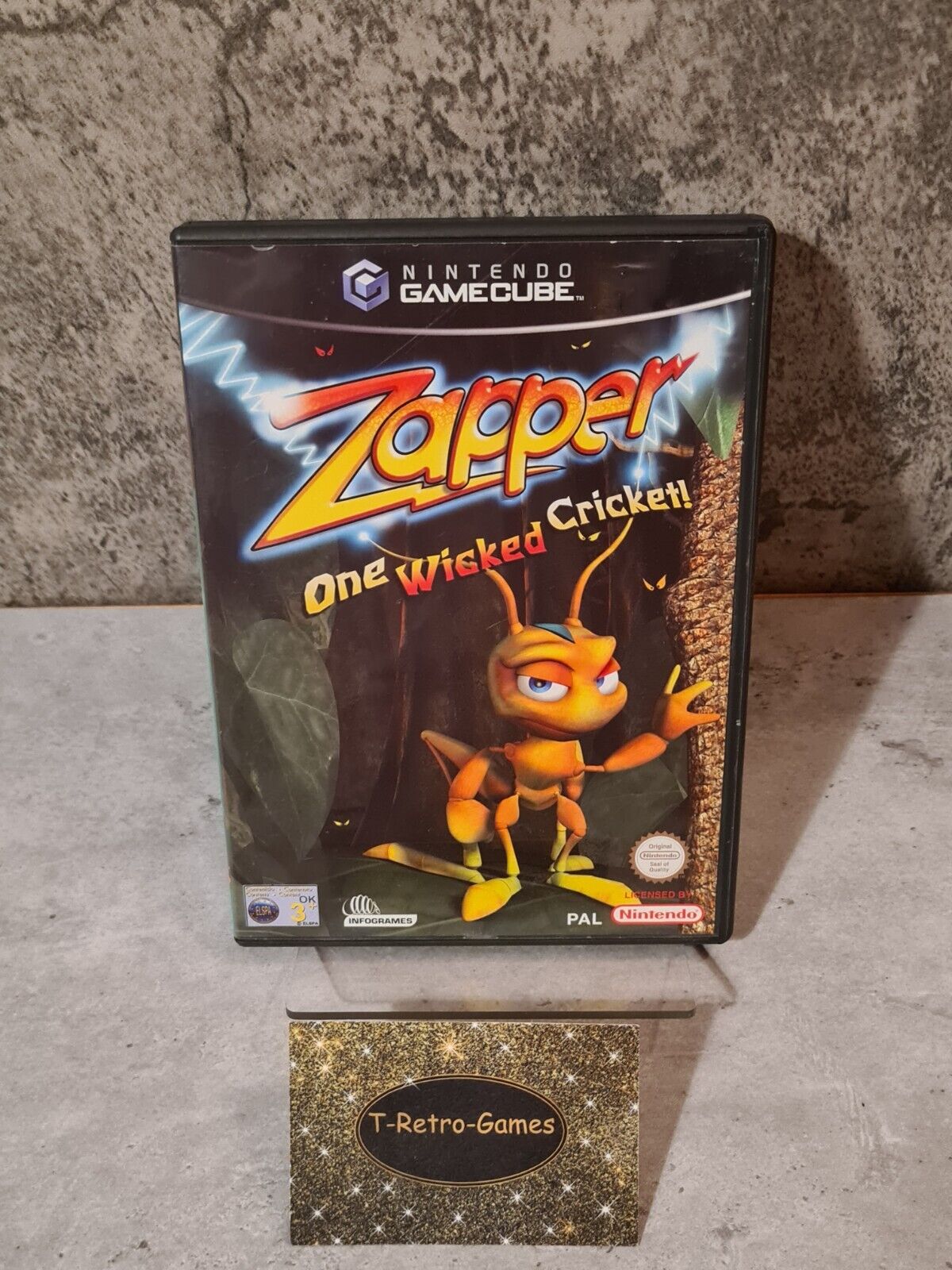 Nintendo GameCube Zapper One Wicked Cricket! mit OVP und Anleitung UKV - T-Retro-Games