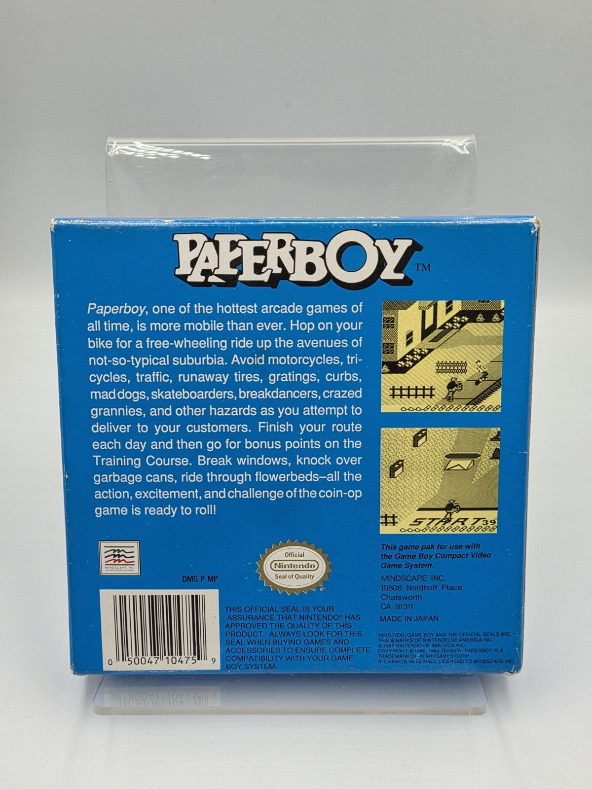 Nintendo Game Boy Classic Spiel Paperboy mit OVP und Anleitung USA