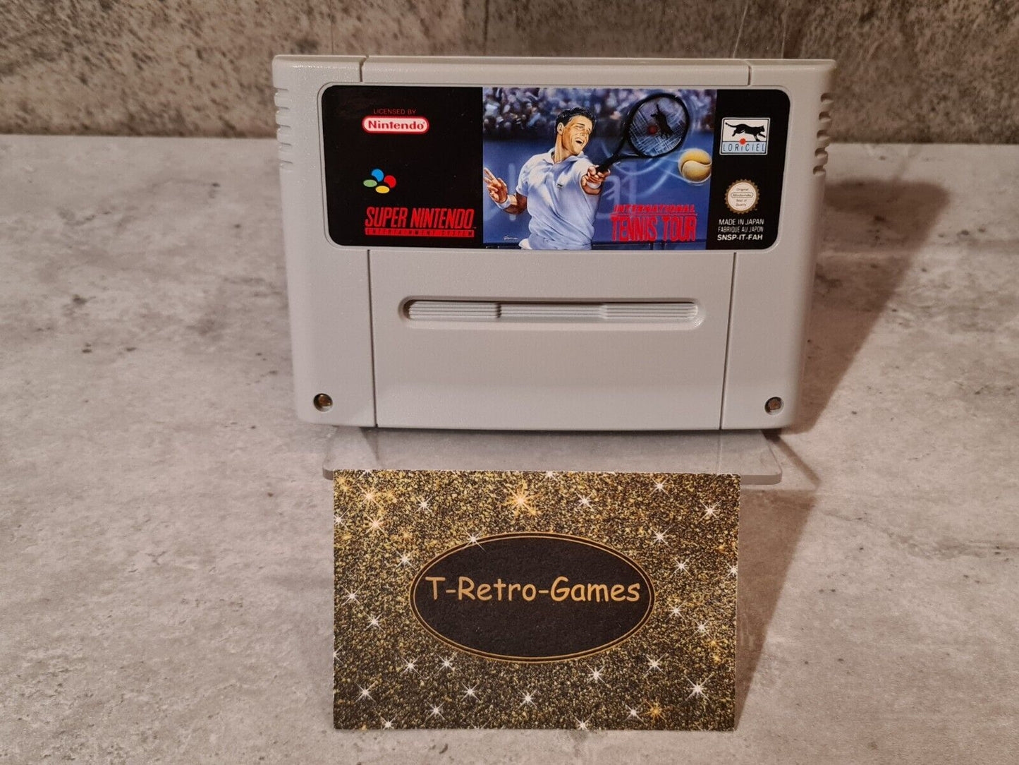 SNES Super Nintendo International Tennis Tour FAH Modul - T-Retro-Games