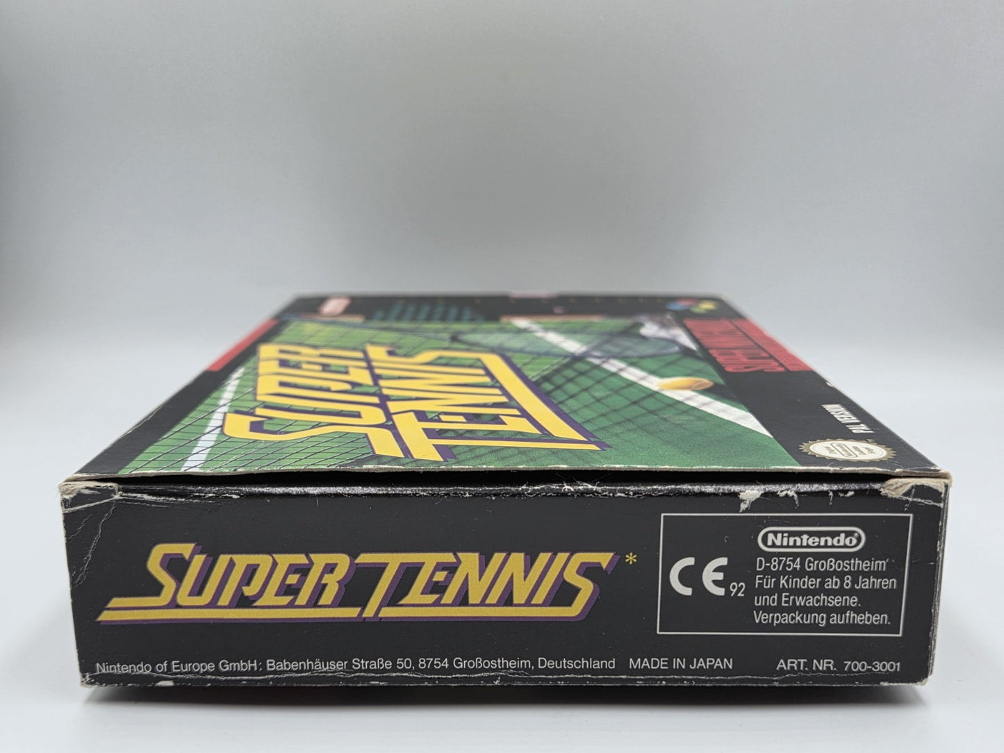 SNES Super Nintendo Super Tennis mit OVP und Anleitung NOE