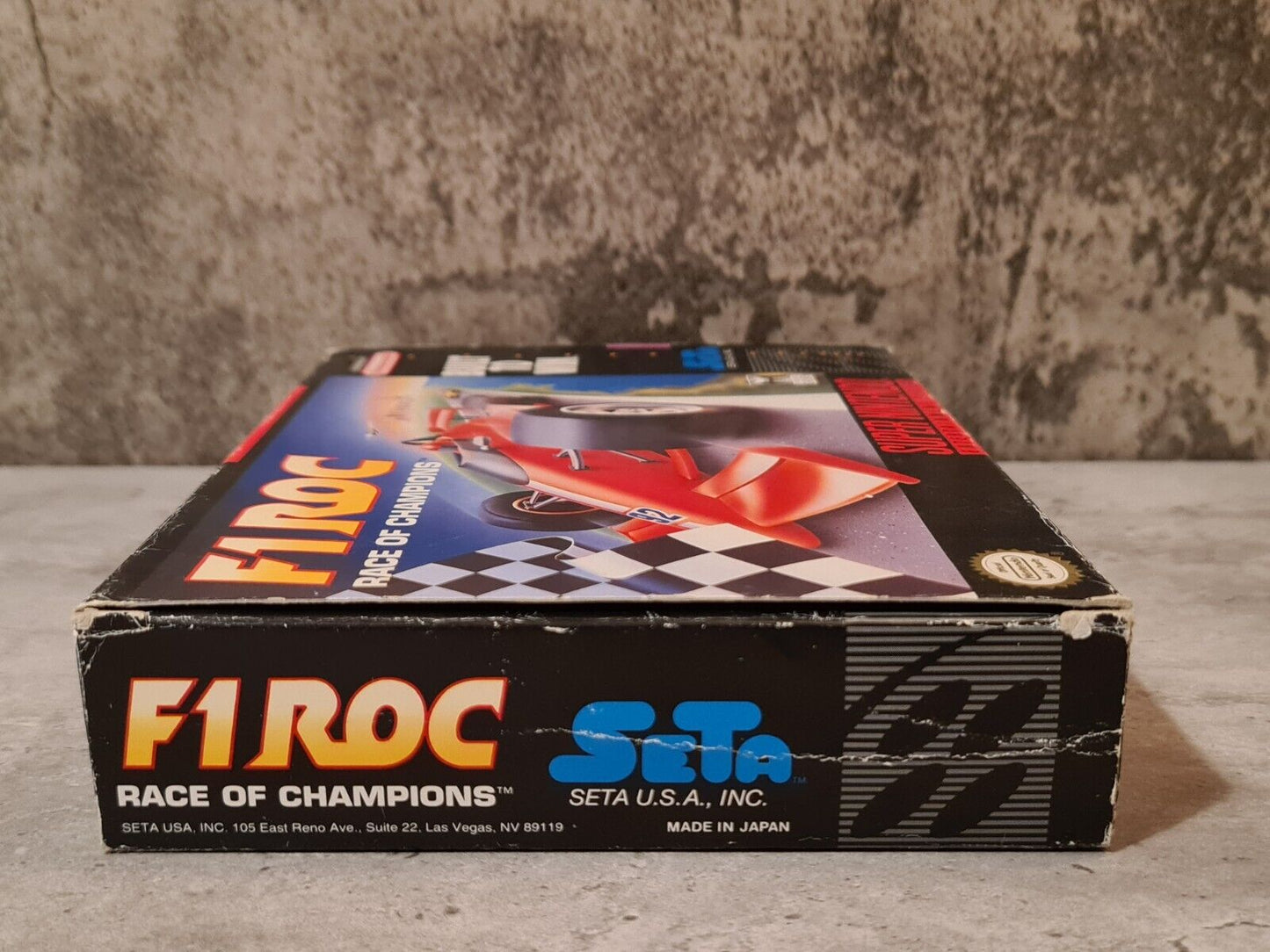 SNES Super Nintendo F1 ROC Race of Champions mit OVP und Anleitung NTSC-USA - T-Retro-Games