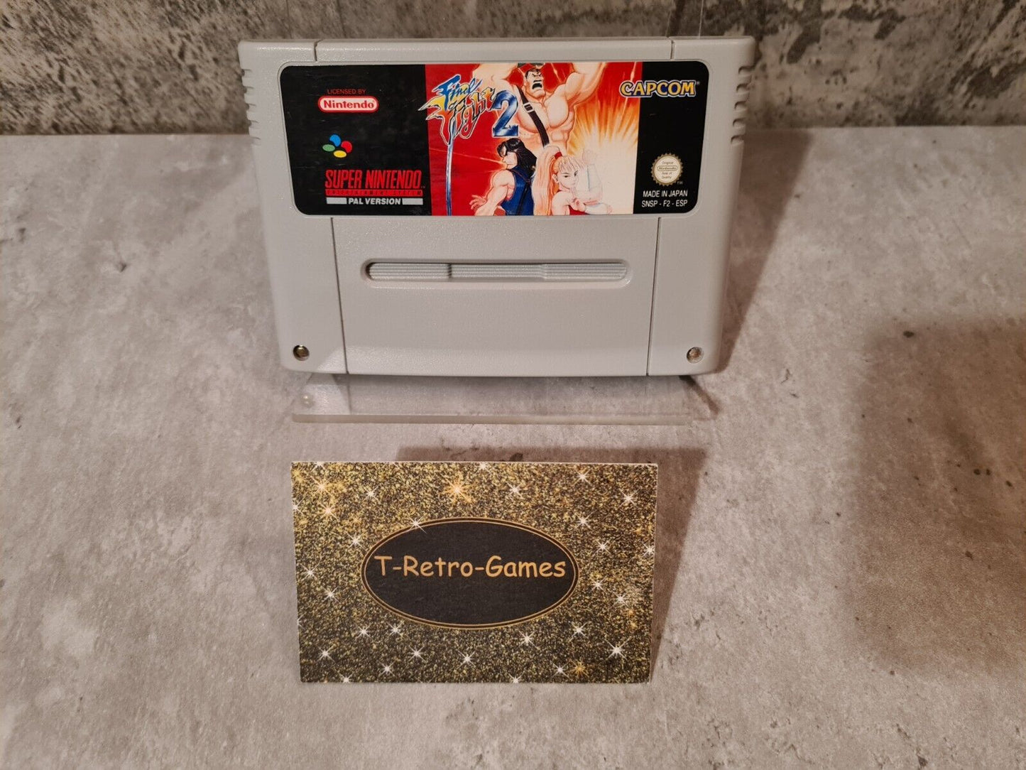 SNES Super Nintendo Final Fight 2 Modul ESP - T-Retro-Games