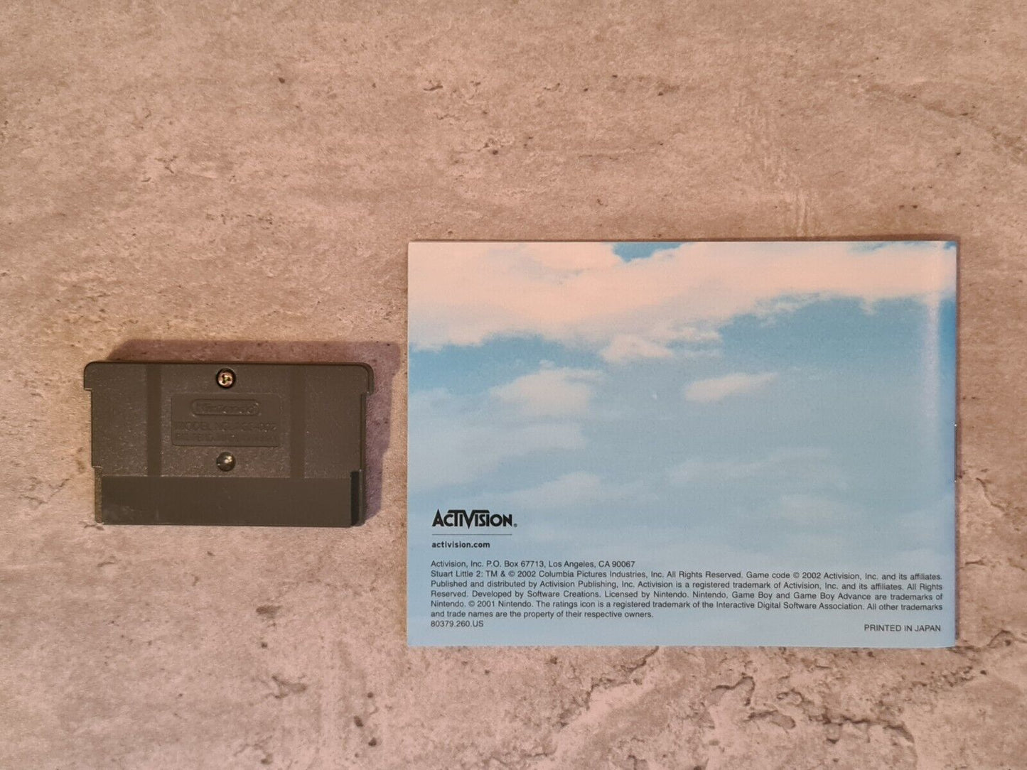 Nintendo Game Boy Advance Spiel Stuart Little 2 mit OVP und Anleitung USA - T-Retro-Games