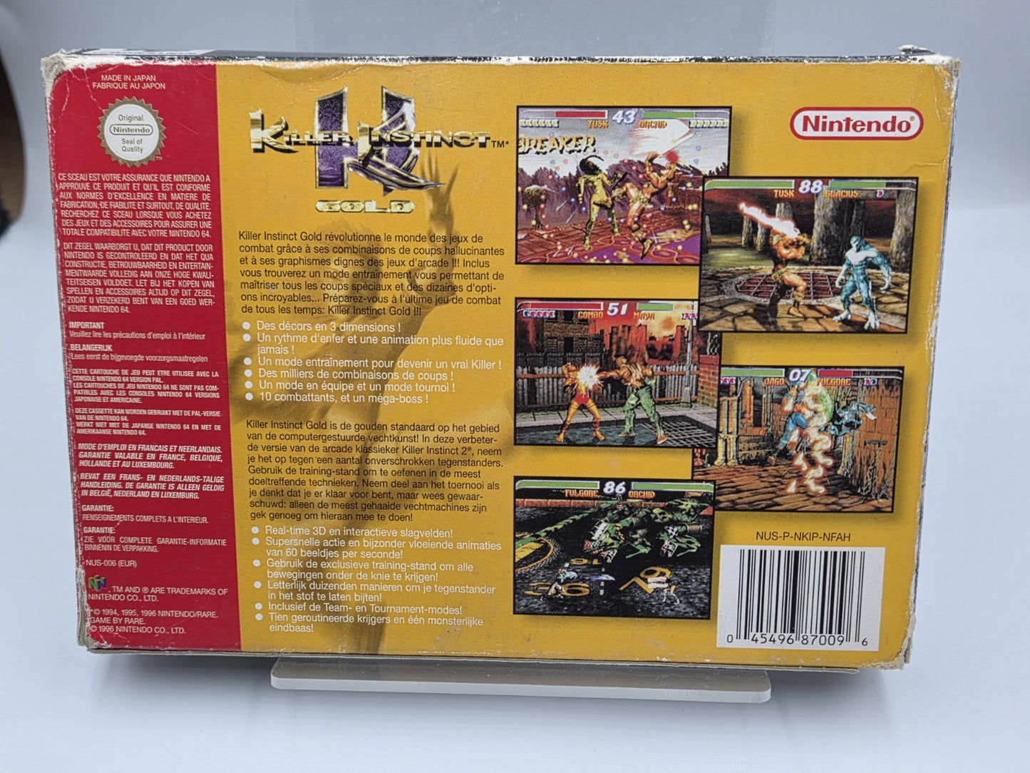 N64 Nintendo 64 Killer Instinct mit OVP und Anleitung FAH