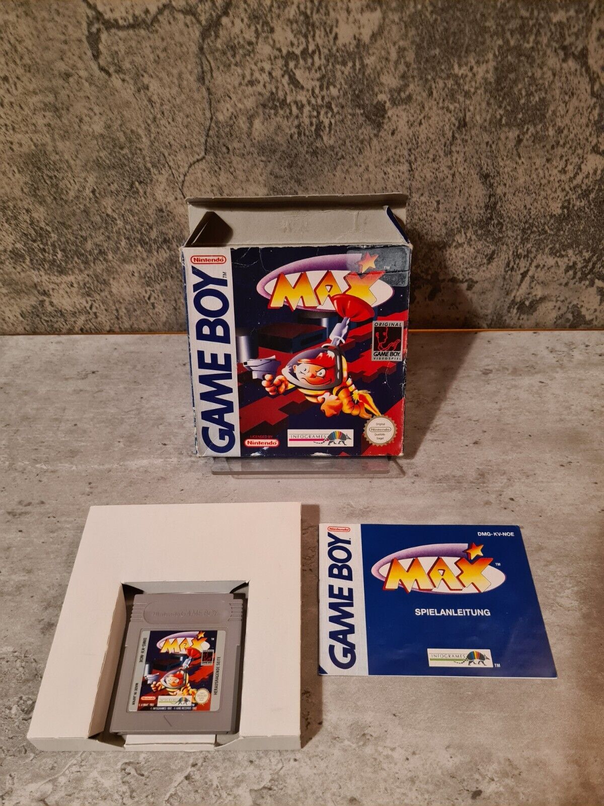 Nintendo Game Boy Classic Max mit OVP und Anleitung NOE - T-Retro-Games