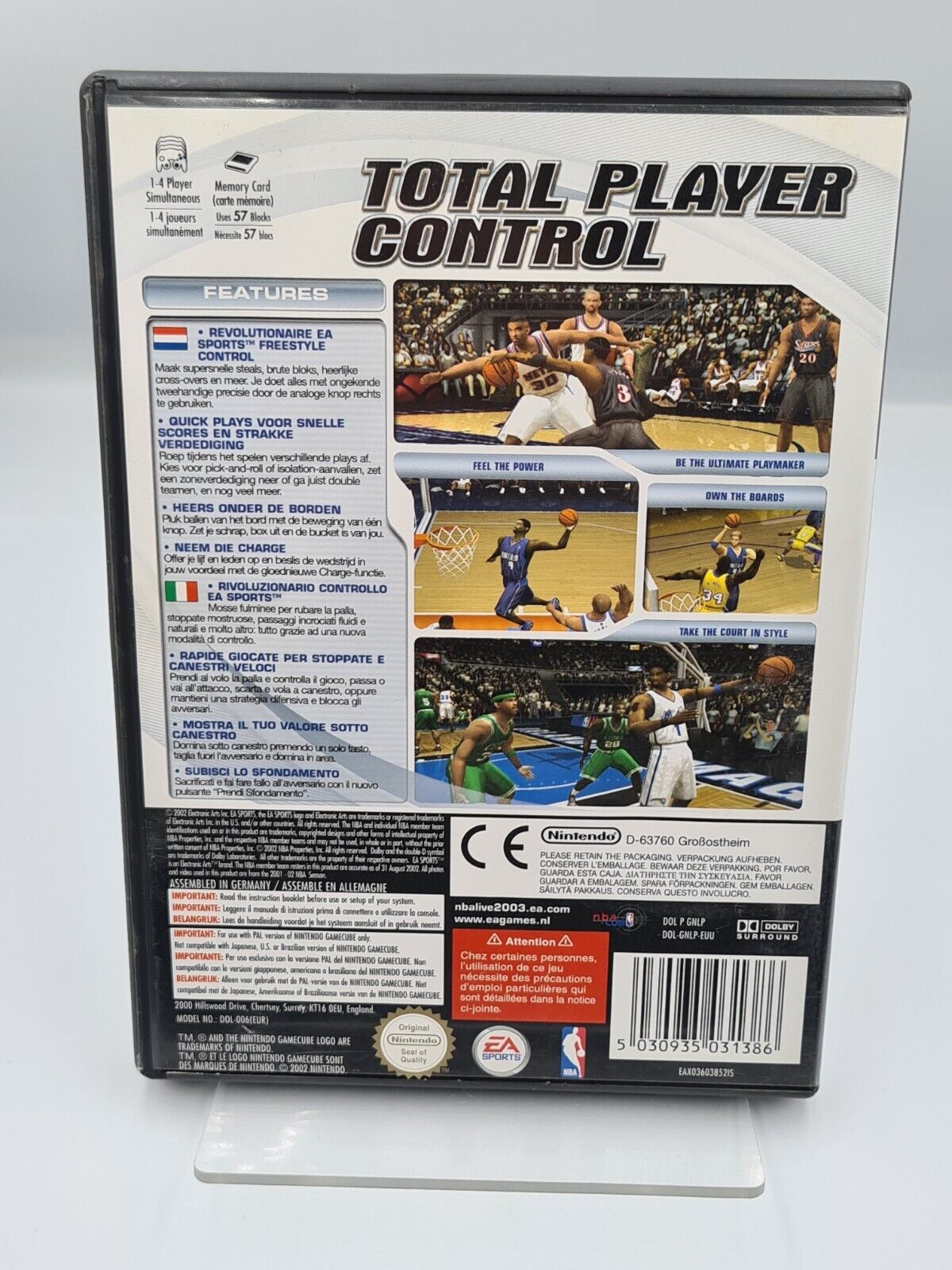Nintendo GameCube NBA Live 2003 mit OVP und Anleitung EUU