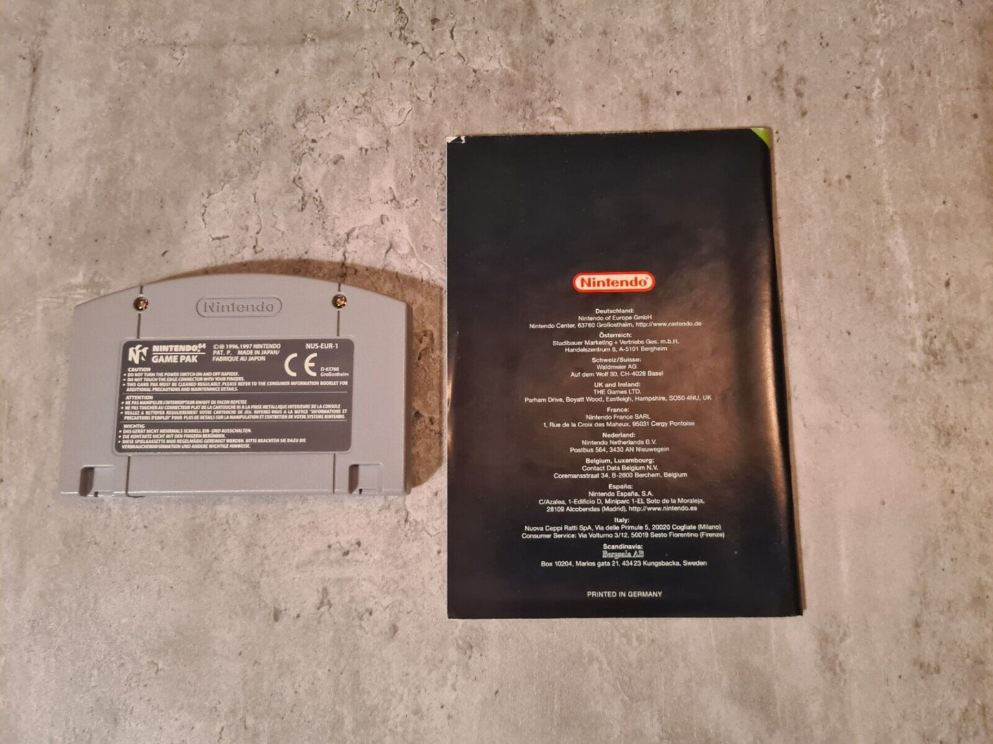 N64 Nintendo 64 Star Wars Rogue Squadron mit OVP und Anleitung EUR - T-Retro-Games