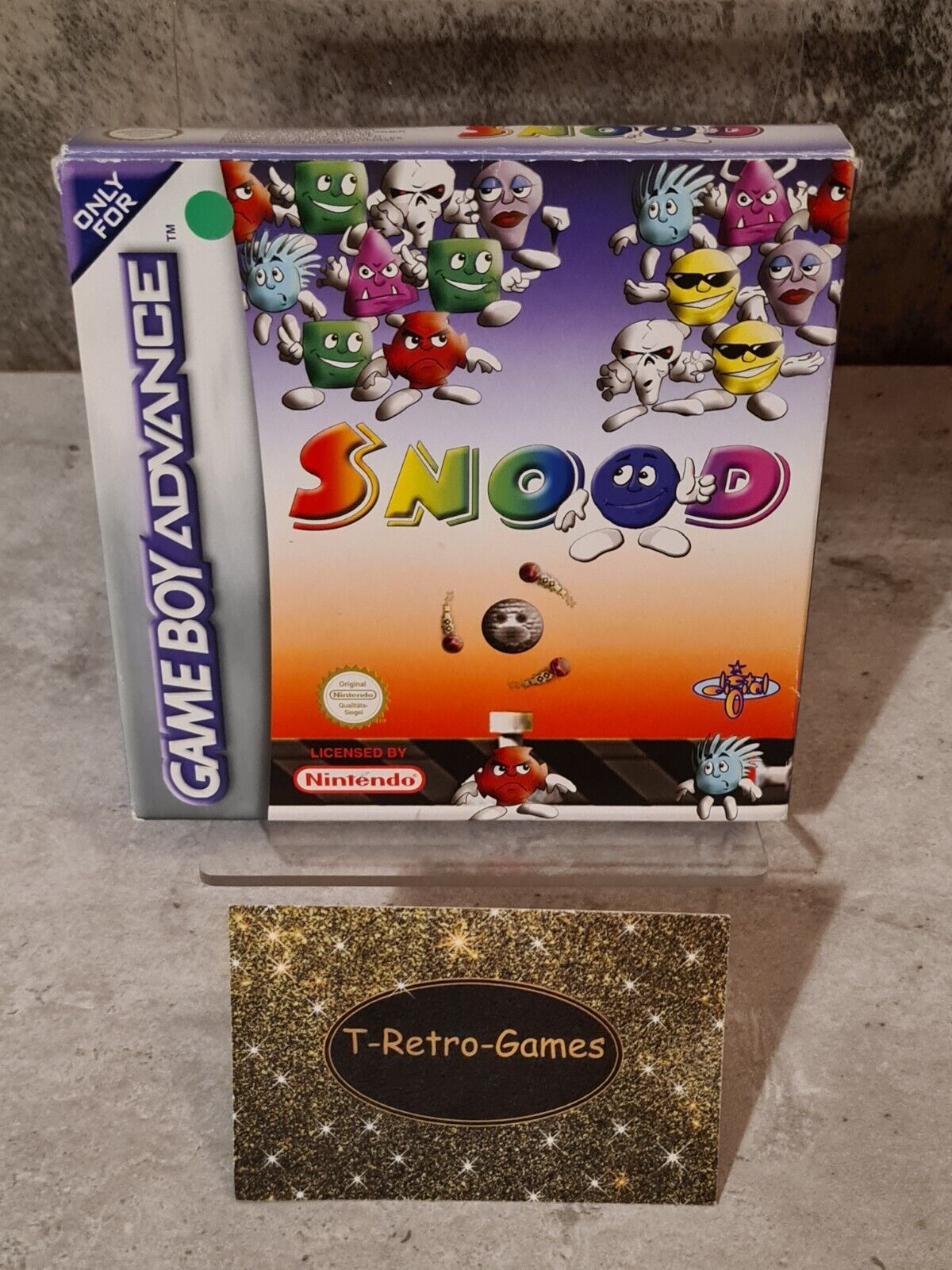 Nintendo Game Boy Advance Snood mit OVP und Anleitung NOE - T-Retro-Games