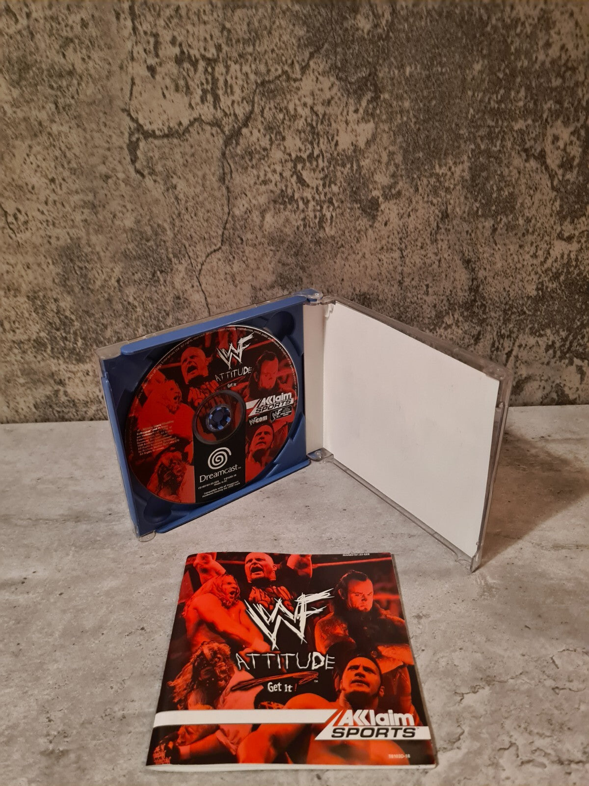 Sega Dreamcast WWF Attitude mit OVP und Anleitung Deutsch
